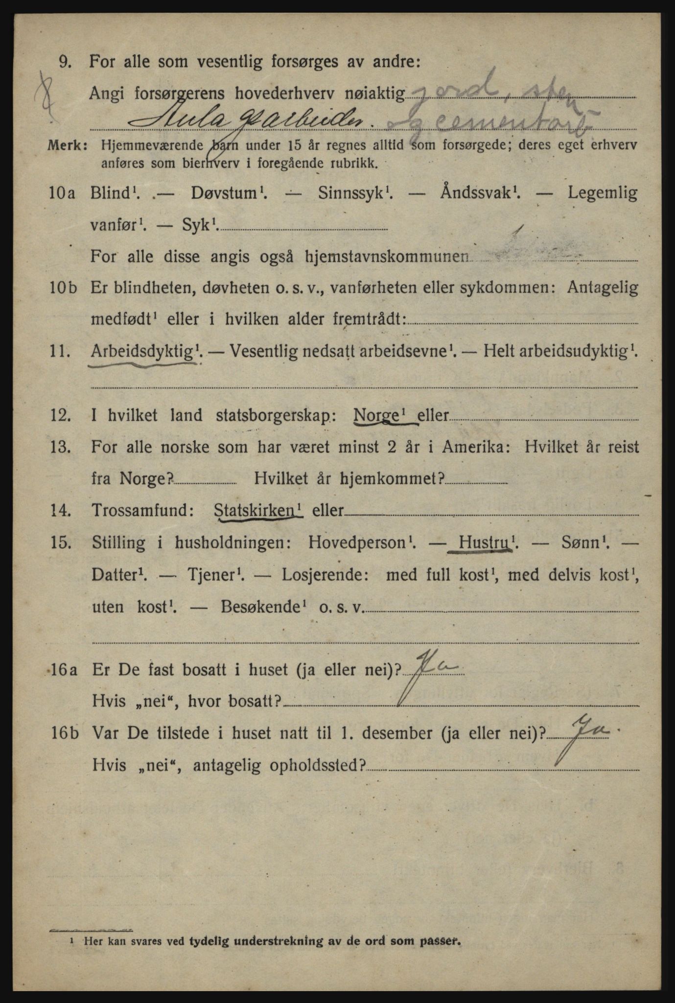 SAO, Folketelling 1920 for 0117 Idd herred, 1920, s. 9516