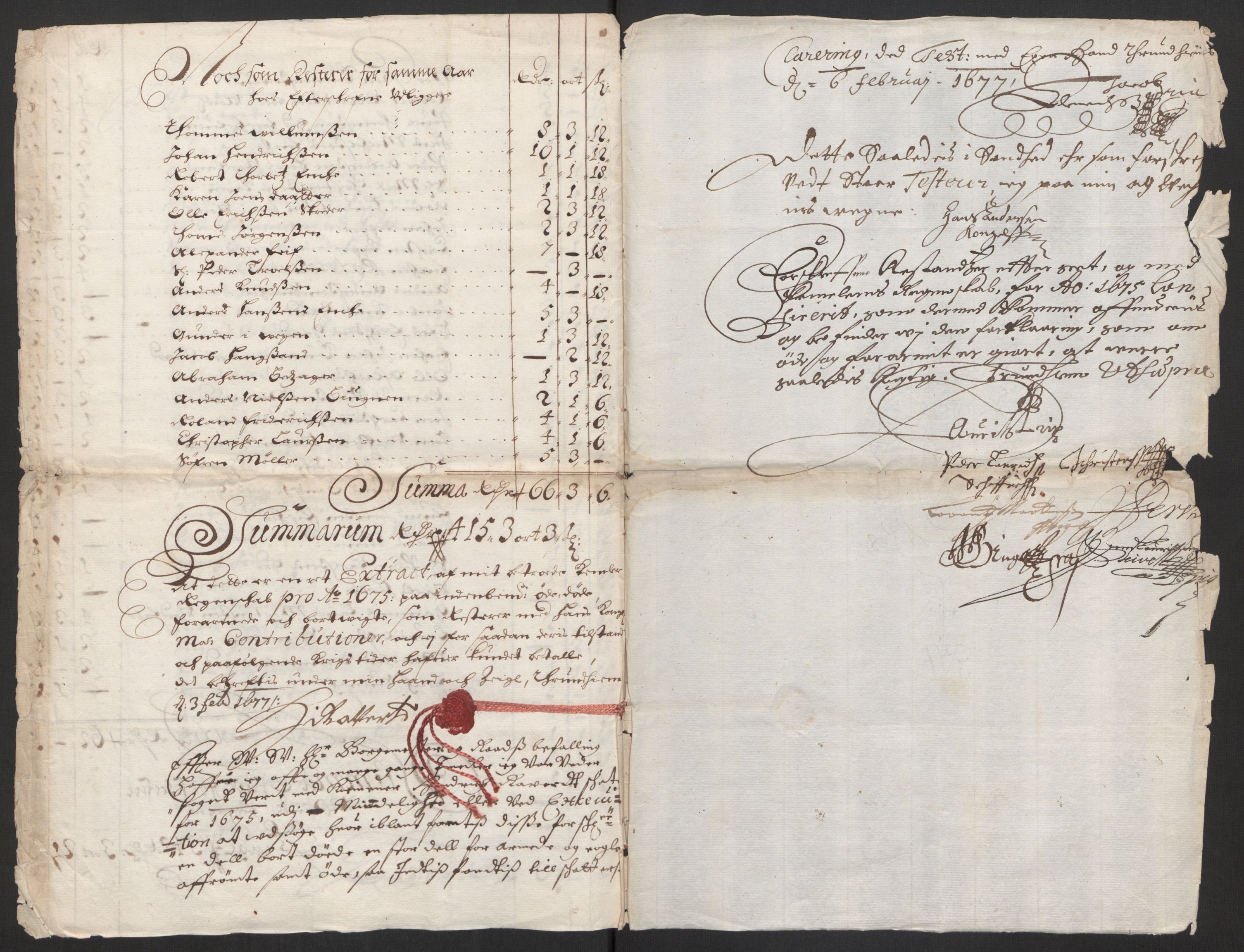 Rentekammeret inntil 1814, Reviderte regnskaper, Byregnskaper, AV/RA-EA-4066/R/Rs/L0504: [S1] Kontribusjonsregnskap, 1631-1684, s. 178