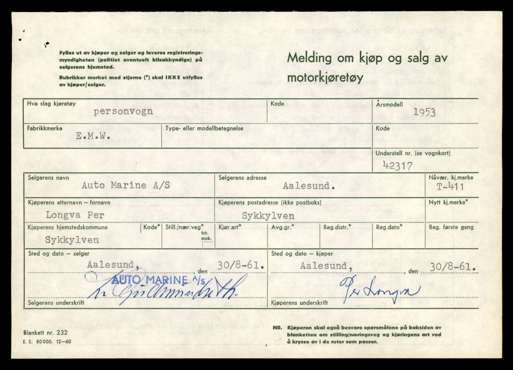 Møre og Romsdal vegkontor - Ålesund trafikkstasjon, AV/SAT-A-4099/F/Fe/L0004: Registreringskort for kjøretøy T 341 - T 442, 1927-1998, s. 2037