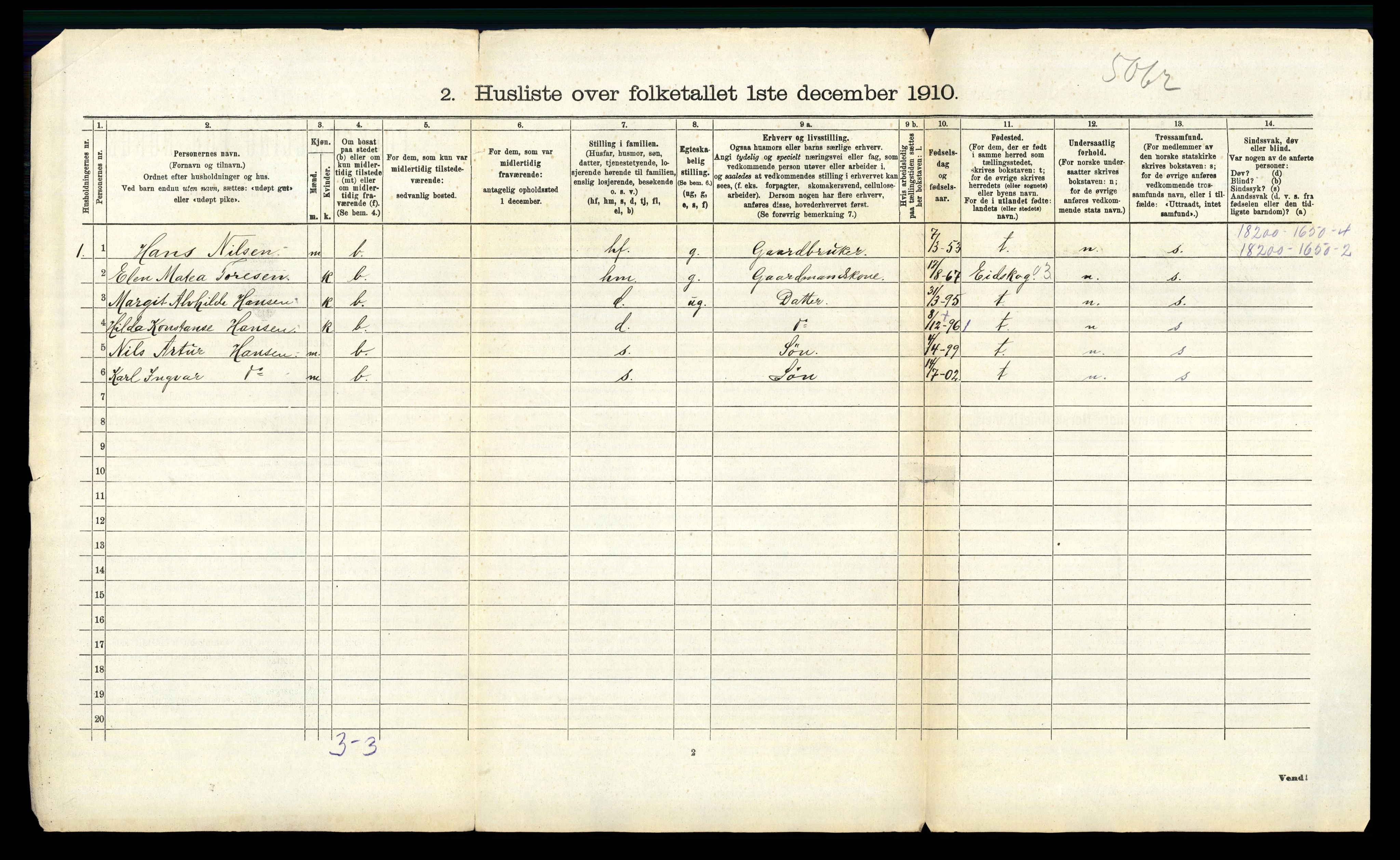 RA, Folketelling 1910 for 0226 Sørum herred, 1910, s. 776