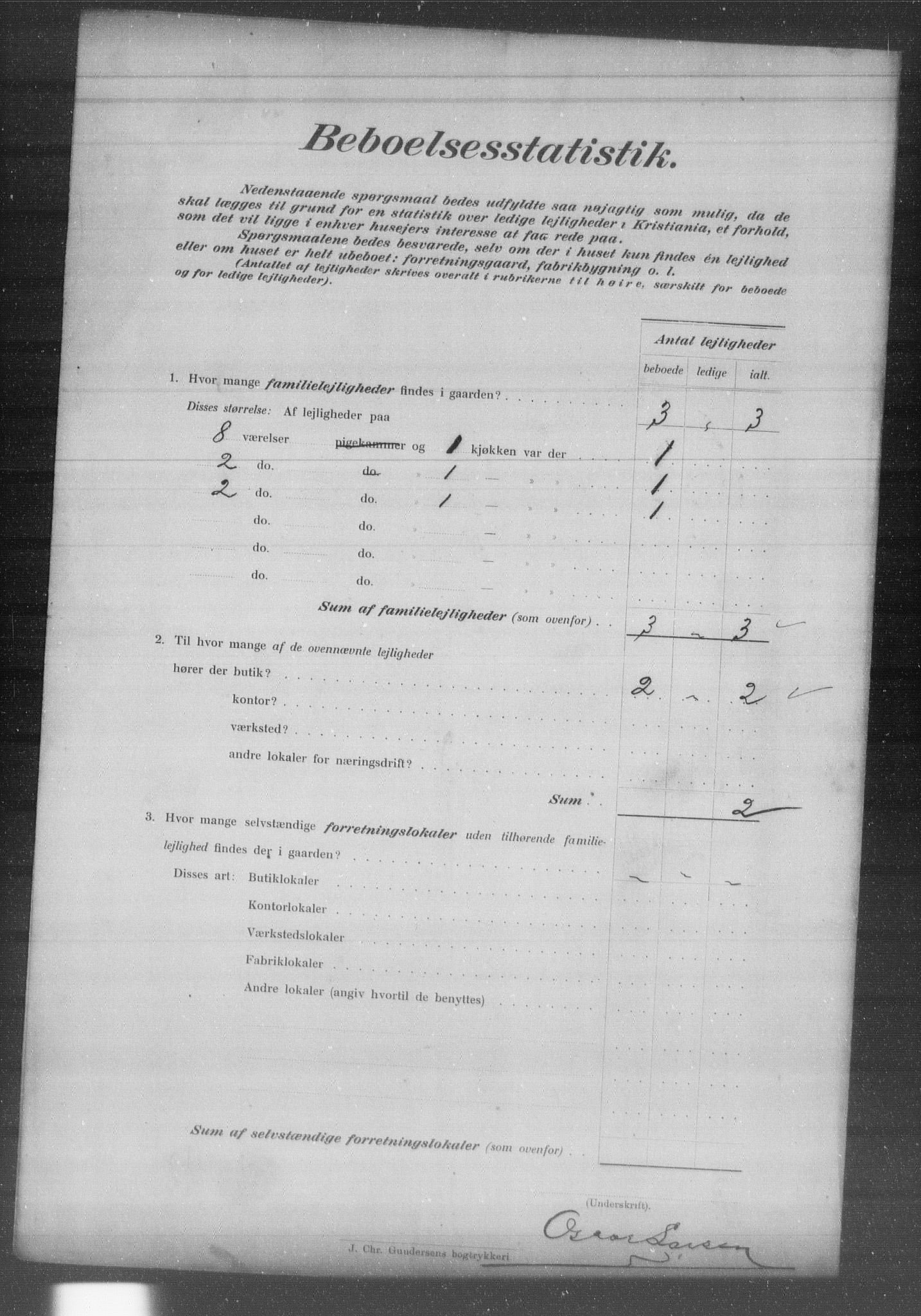 OBA, Kommunal folketelling 31.12.1903 for Kristiania kjøpstad, 1903, s. 9470