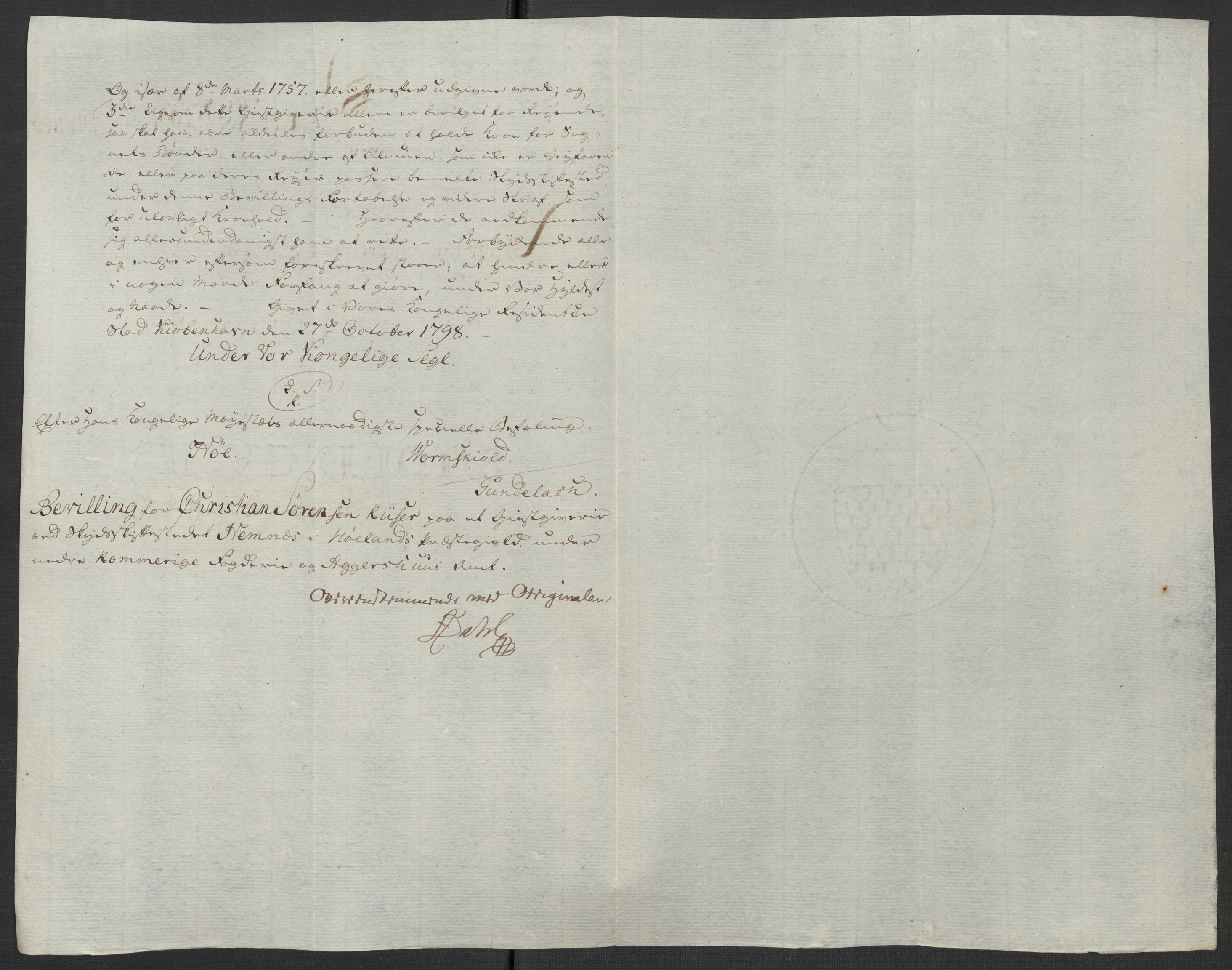 Rentekammeret inntil 1814, Reviderte regnskaper, Fogderegnskap, AV/RA-EA-4092/R11/L0674: Fogderegnskap Nedre Romerike, 1798, s. 595