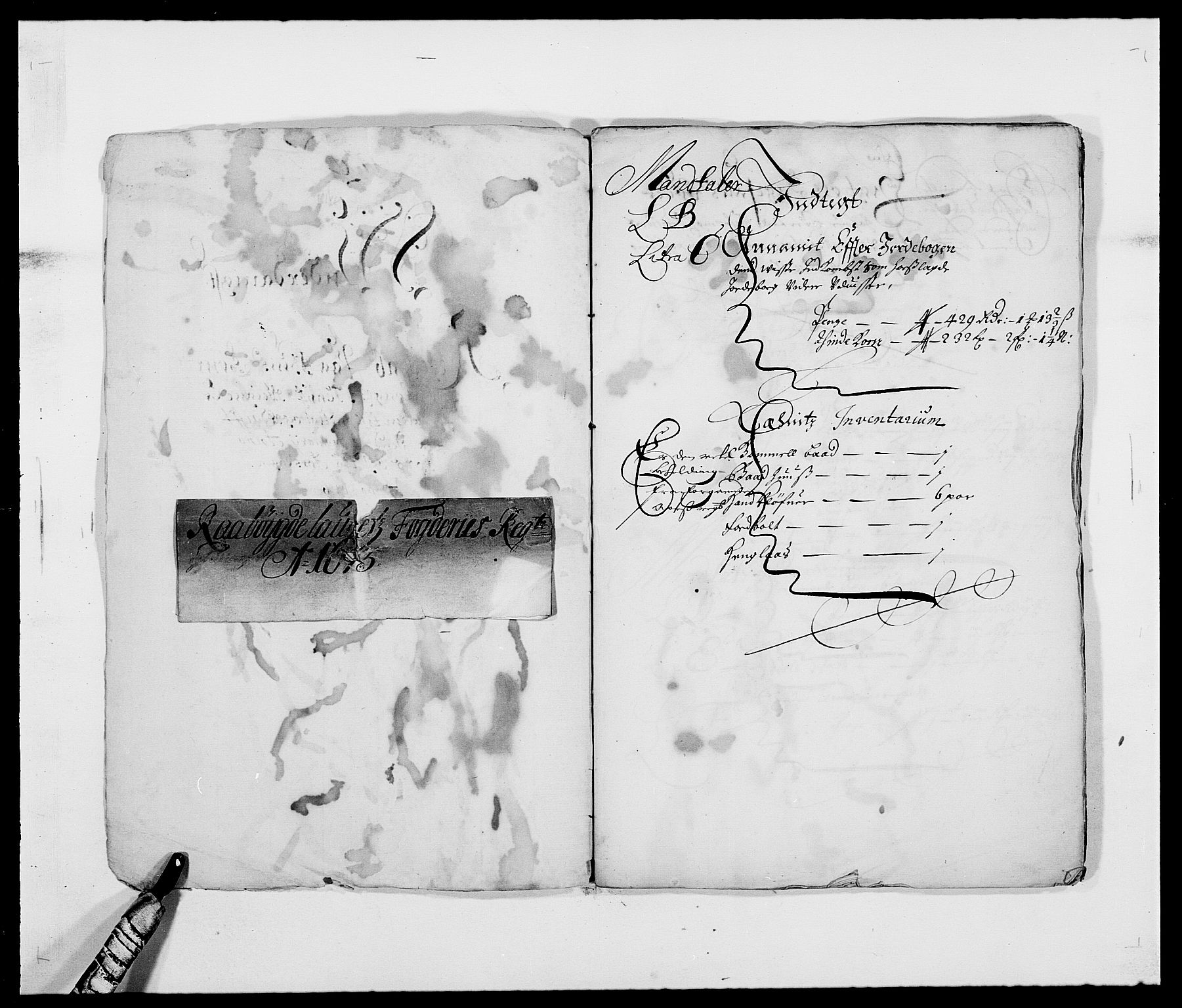 Rentekammeret inntil 1814, Reviderte regnskaper, Fogderegnskap, AV/RA-EA-4092/R40/L2434: Fogderegnskap Råbyggelag, 1675-1676, s. 3