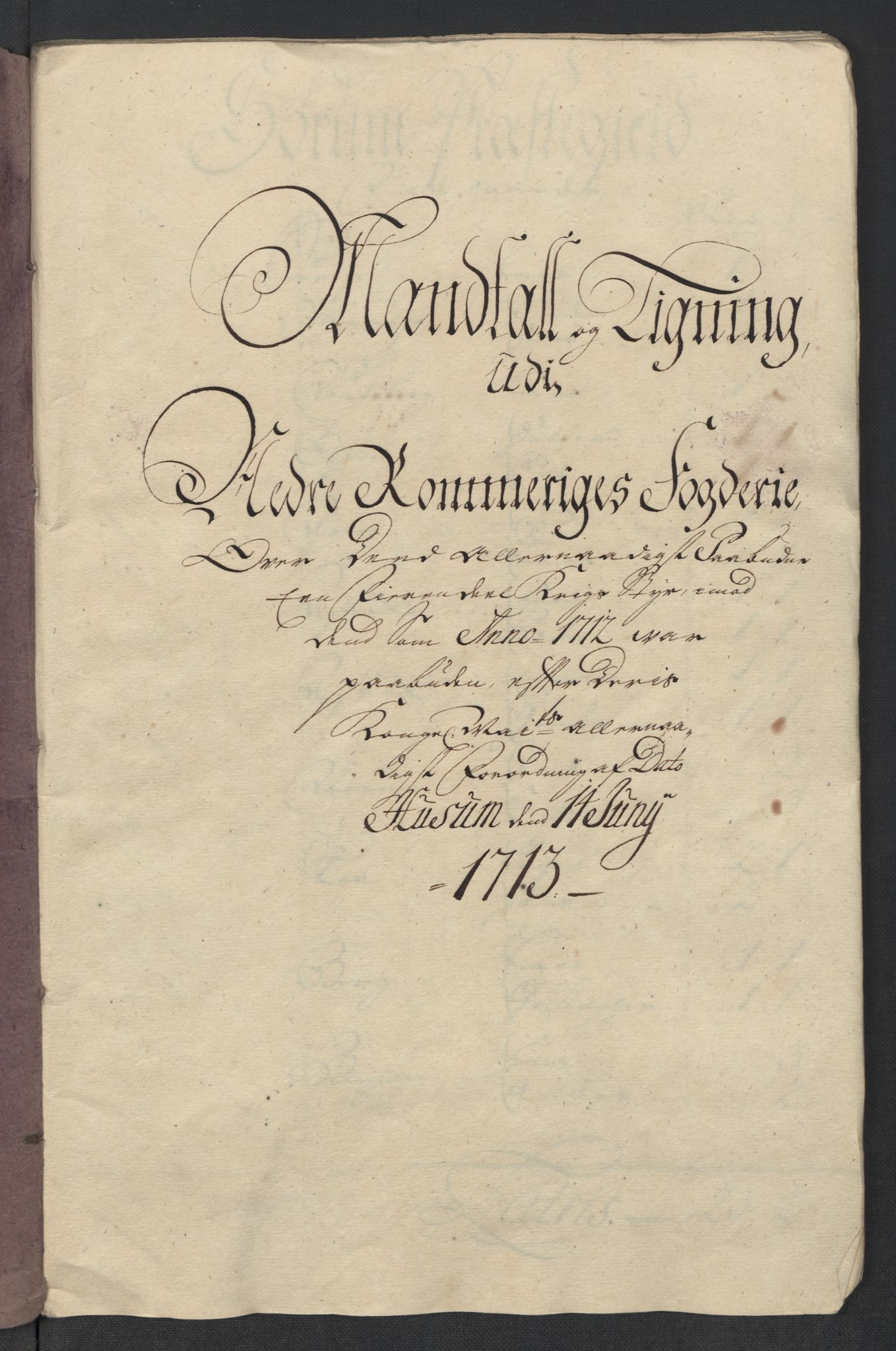 Rentekammeret inntil 1814, Reviderte regnskaper, Fogderegnskap, AV/RA-EA-4092/R11/L0595: Fogderegnskap Nedre Romerike, 1713, s. 111