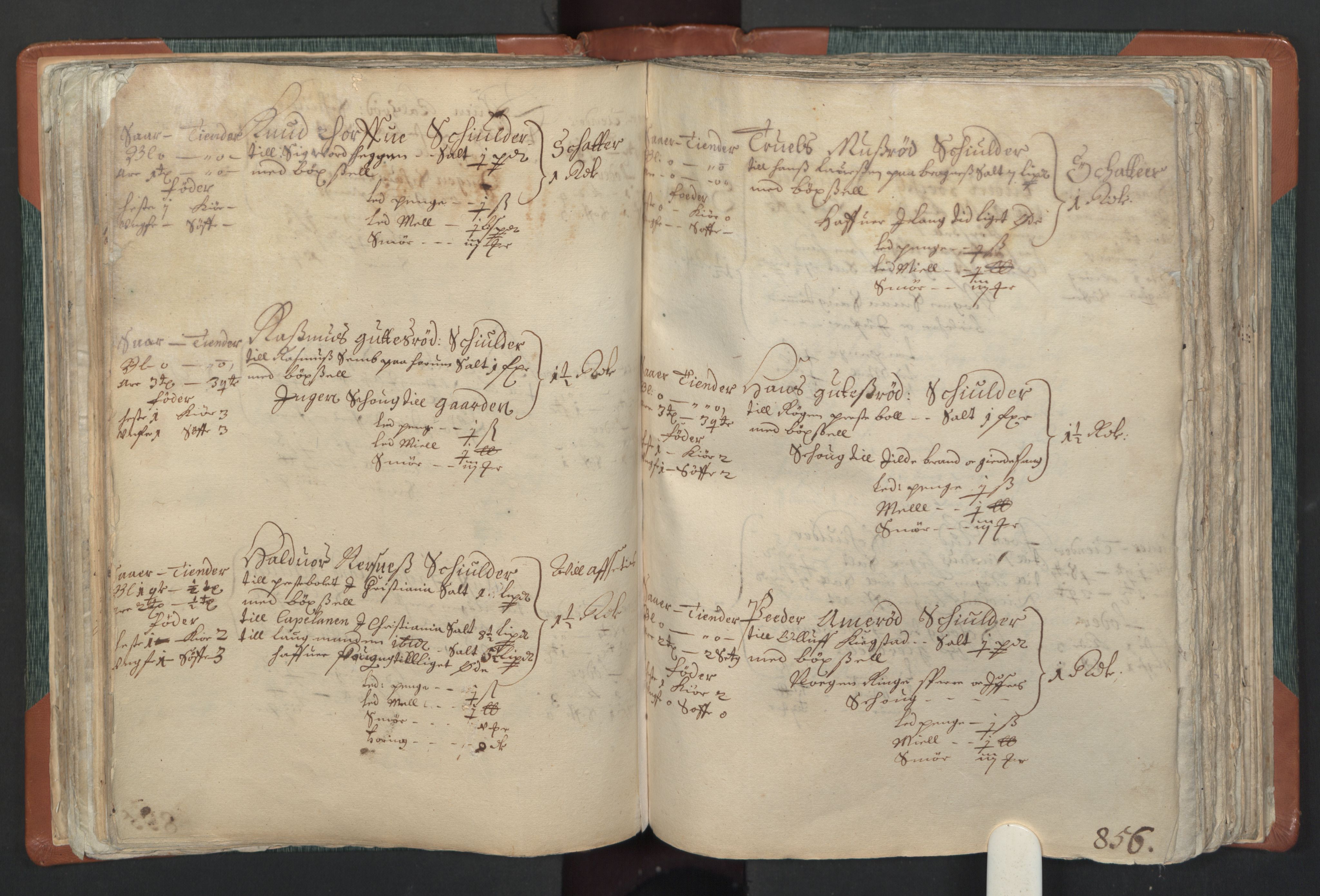 Rentekammeret inntil 1814, Realistisk ordnet avdeling, AV/RA-EA-4070/L/L0006: Kristiania lagdømme. Alminnelig jordebok med skatteligning for Lier, Hurum, Røyken, Ringerike og Nes i Hallingdal, samt Hadeland., 1661, s. 855b-856a