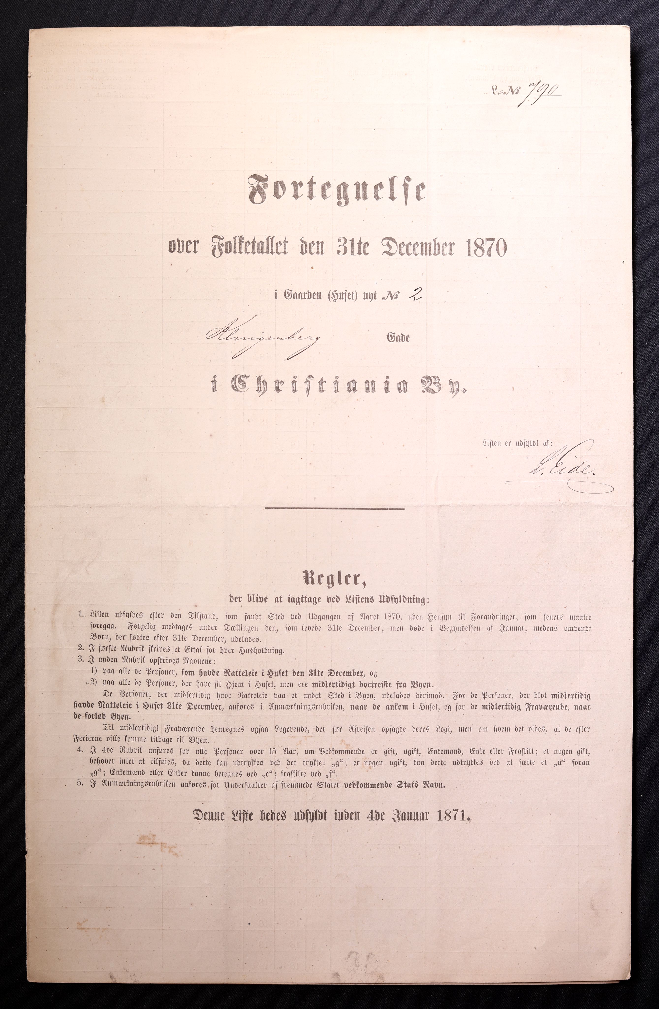 RA, Folketelling 1870 for 0301 Kristiania kjøpstad, 1870, s. 1566