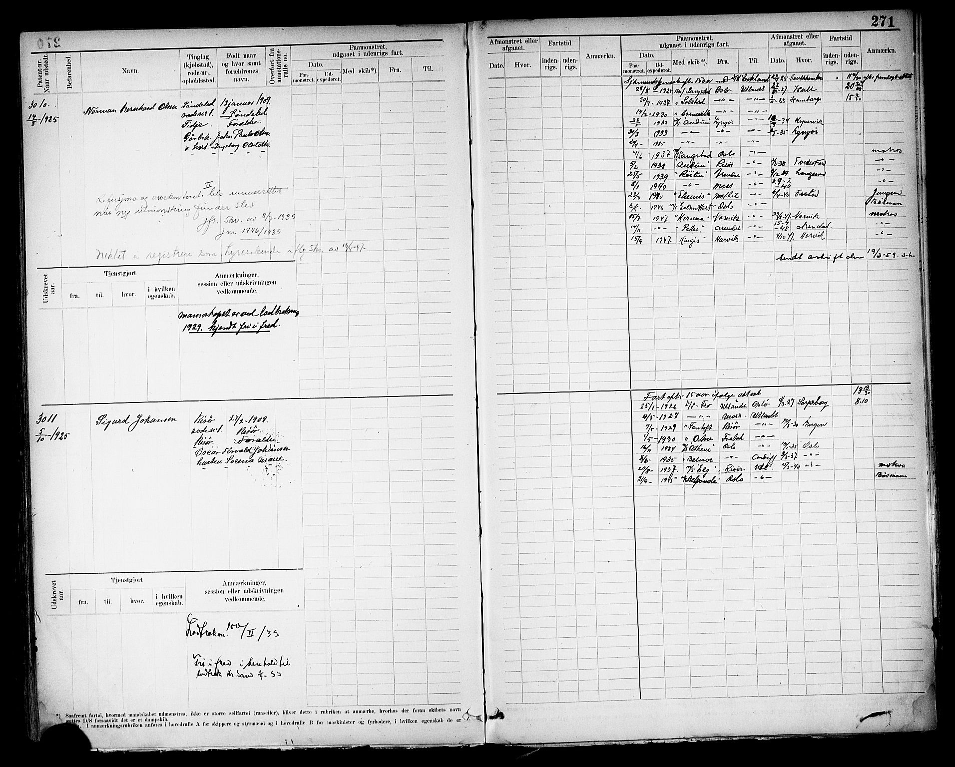 Risør mønstringskrets, AV/SAK-2031-0010/F/Fb/L0013: Hovedrulle nr 2475-3063, T-12, 1904-1928, s. 295