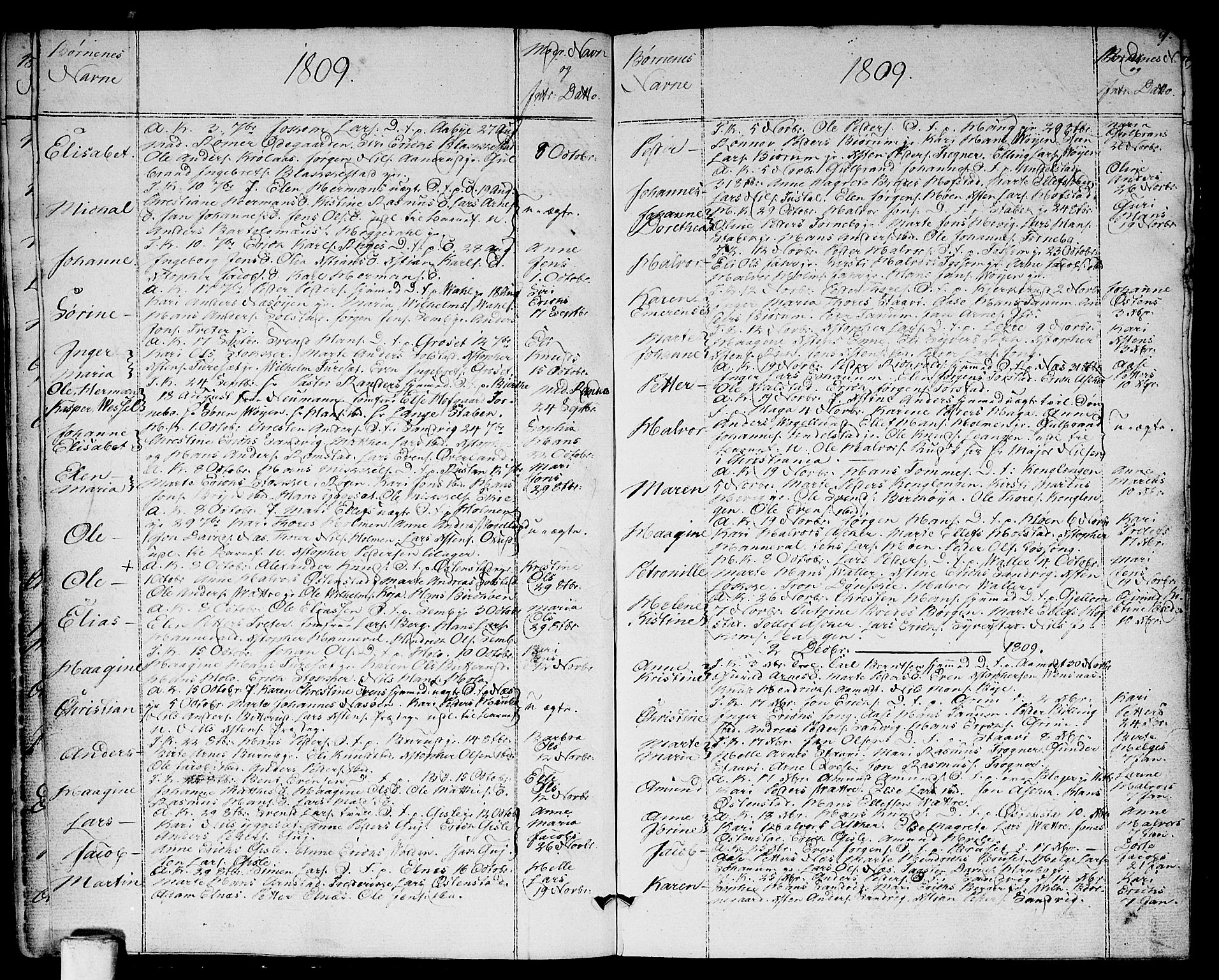 Asker prestekontor Kirkebøker, AV/SAO-A-10256a/F/Fa/L0005: Ministerialbok nr. I 5, 1807-1813, s. 9