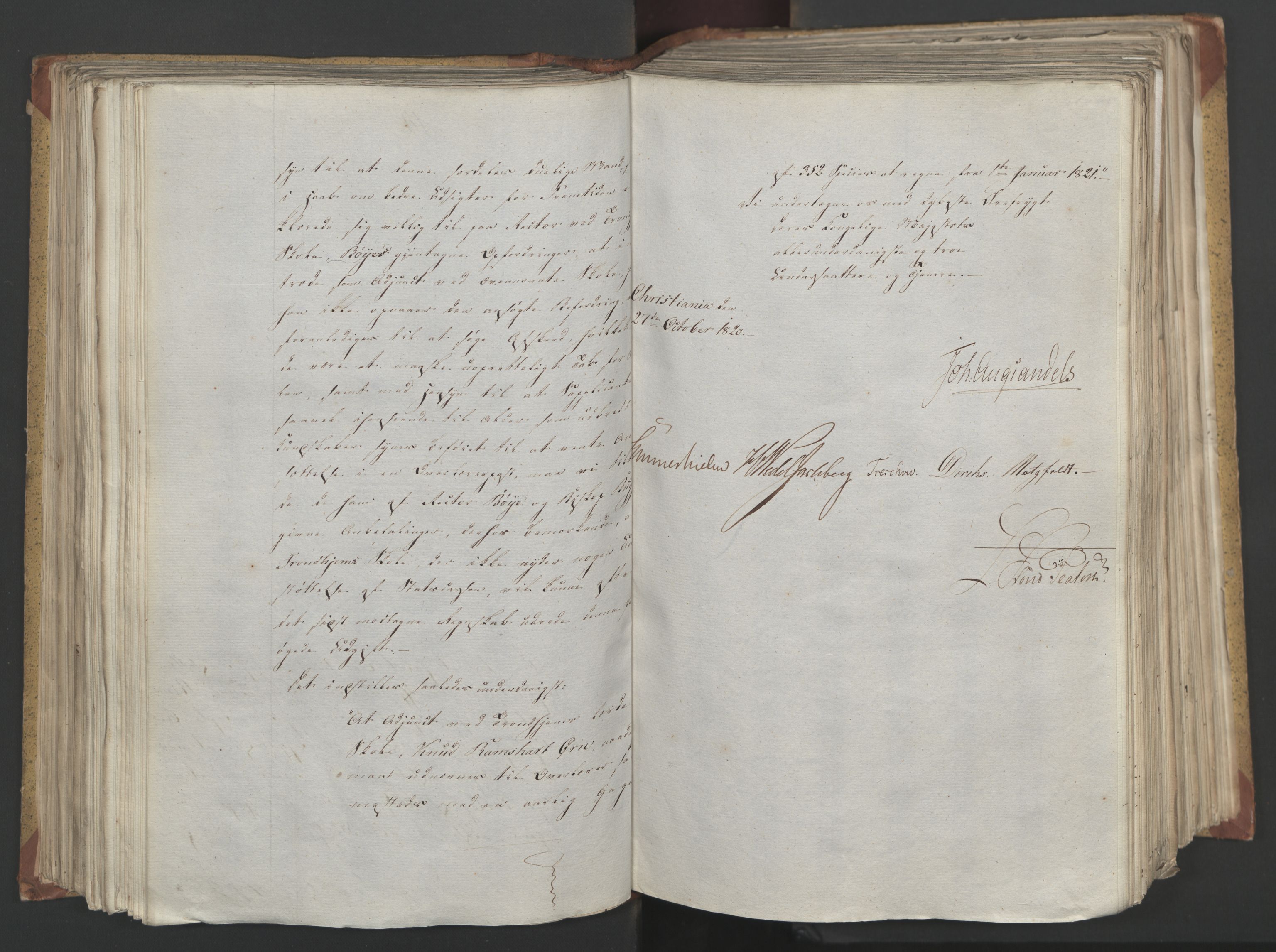 Statsrådsavdelingen i Stockholm, AV/RA-S-1003/D/Da/L0024: Regjeringsinnstillinger nr. 4663-4873, 1820, s. 199