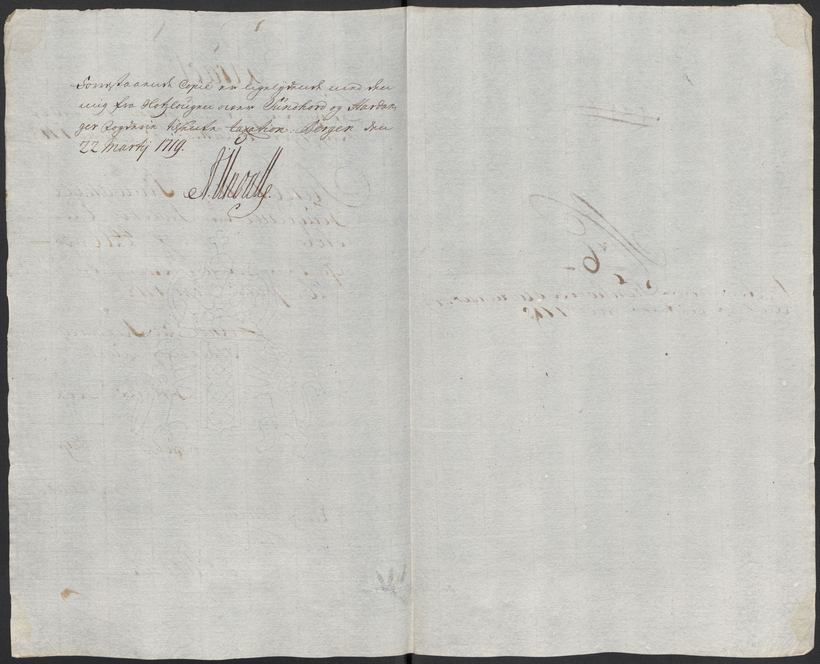 Rentekammeret inntil 1814, Reviderte regnskaper, Fogderegnskap, AV/RA-EA-4092/R48/L2995: Fogderegnskap Sunnhordland og Hardanger, 1718, s. 96