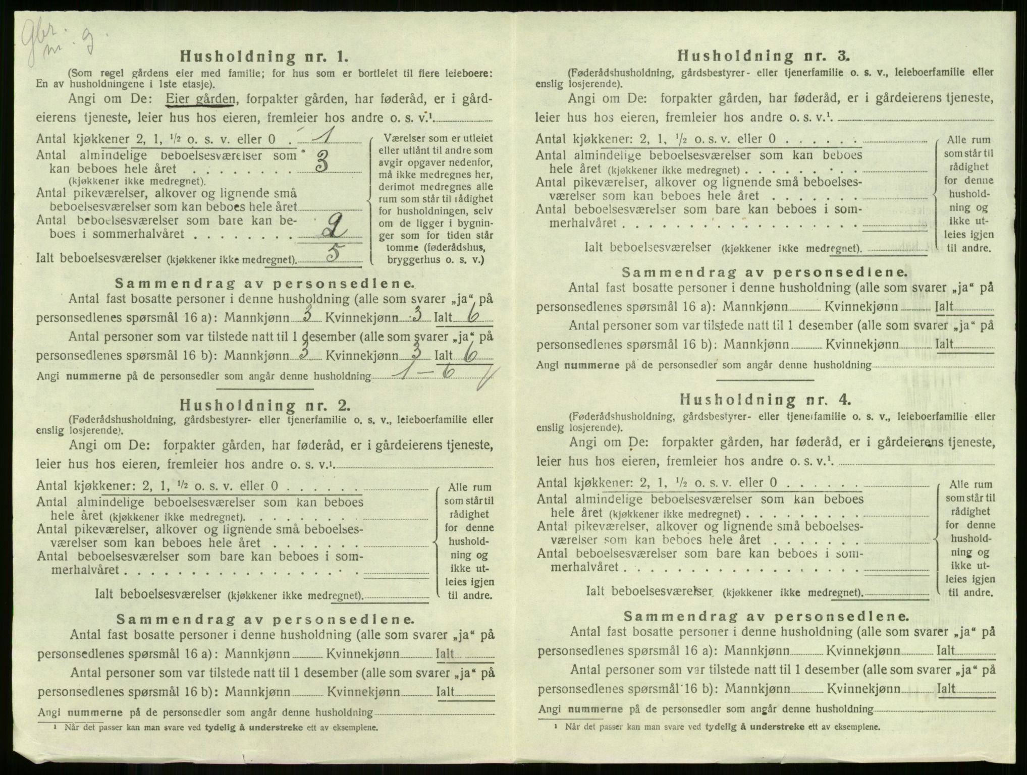 SAKO, Folketelling 1920 for 0719 Andebu herred, 1920, s. 592