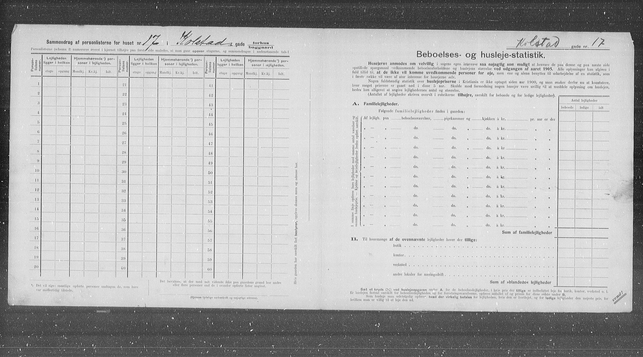 OBA, Kommunal folketelling 31.12.1905 for Kristiania kjøpstad, 1905, s. 27599