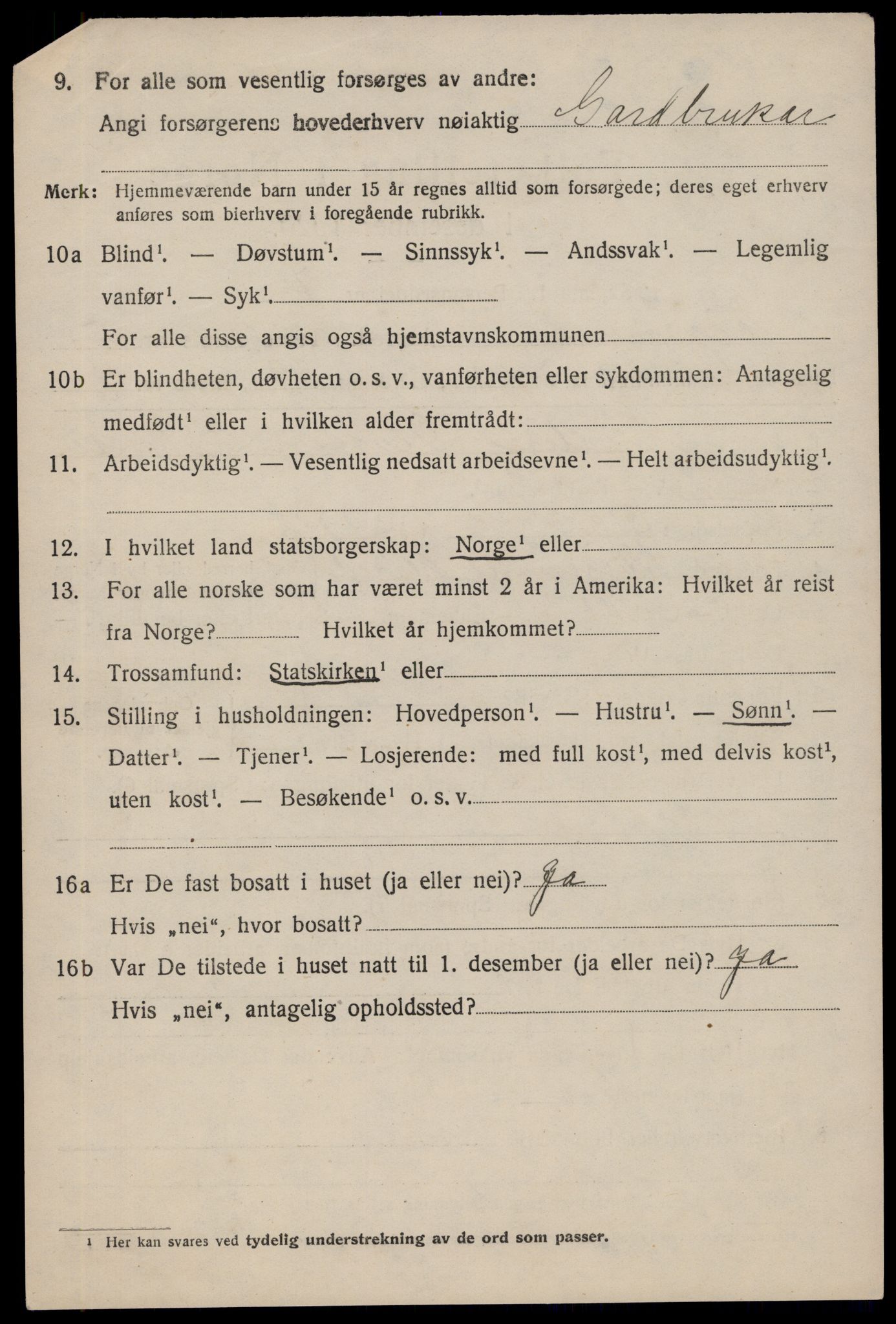 SAST, Folketelling 1920 for 1116 Eigersund herred, 1920, s. 3868