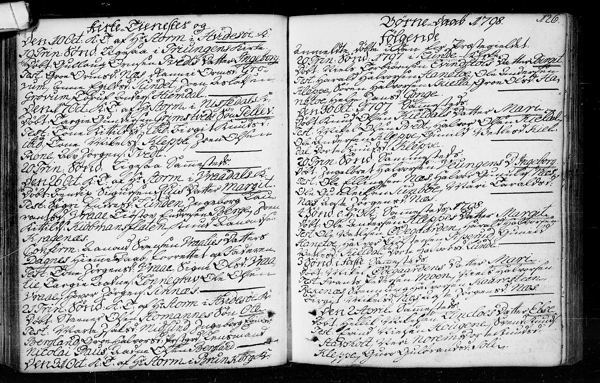 Kviteseid kirkebøker, AV/SAKO-A-276/F/Fa/L0003: Ministerialbok nr. I 3, 1787-1799, s. 126