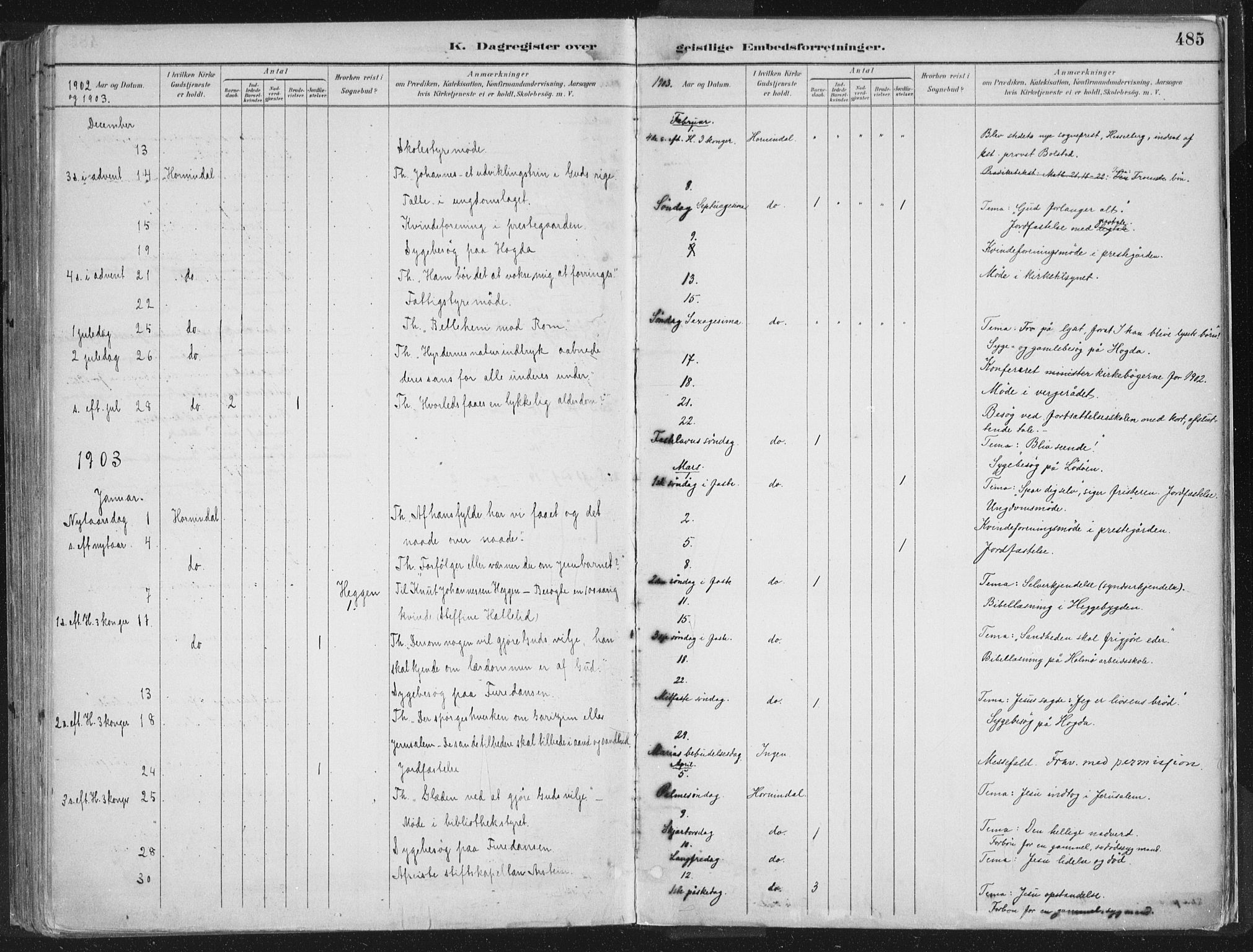 Hornindal sokneprestembete, SAB/A-82401/H/Haa/Haaa/L0003/0002: Ministerialbok nr. A 3B, 1885-1917, s. 485