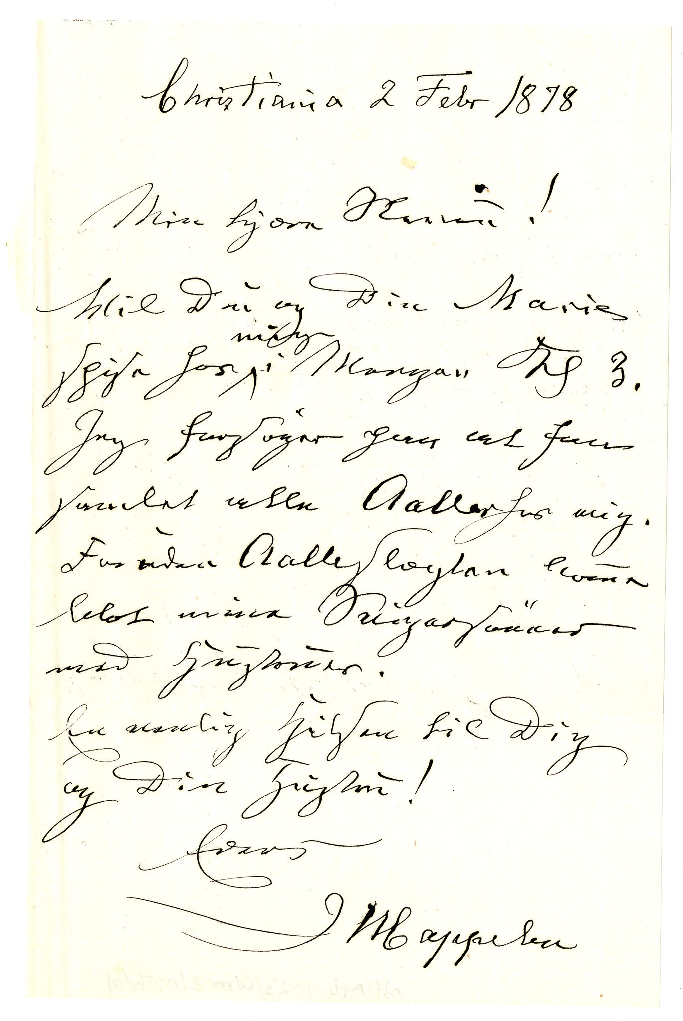 Diderik Maria Aalls brevsamling, NF/Ark-1023/F/L0002: D.M. Aalls brevsamling. B - C, 1799-1889, s. 294
