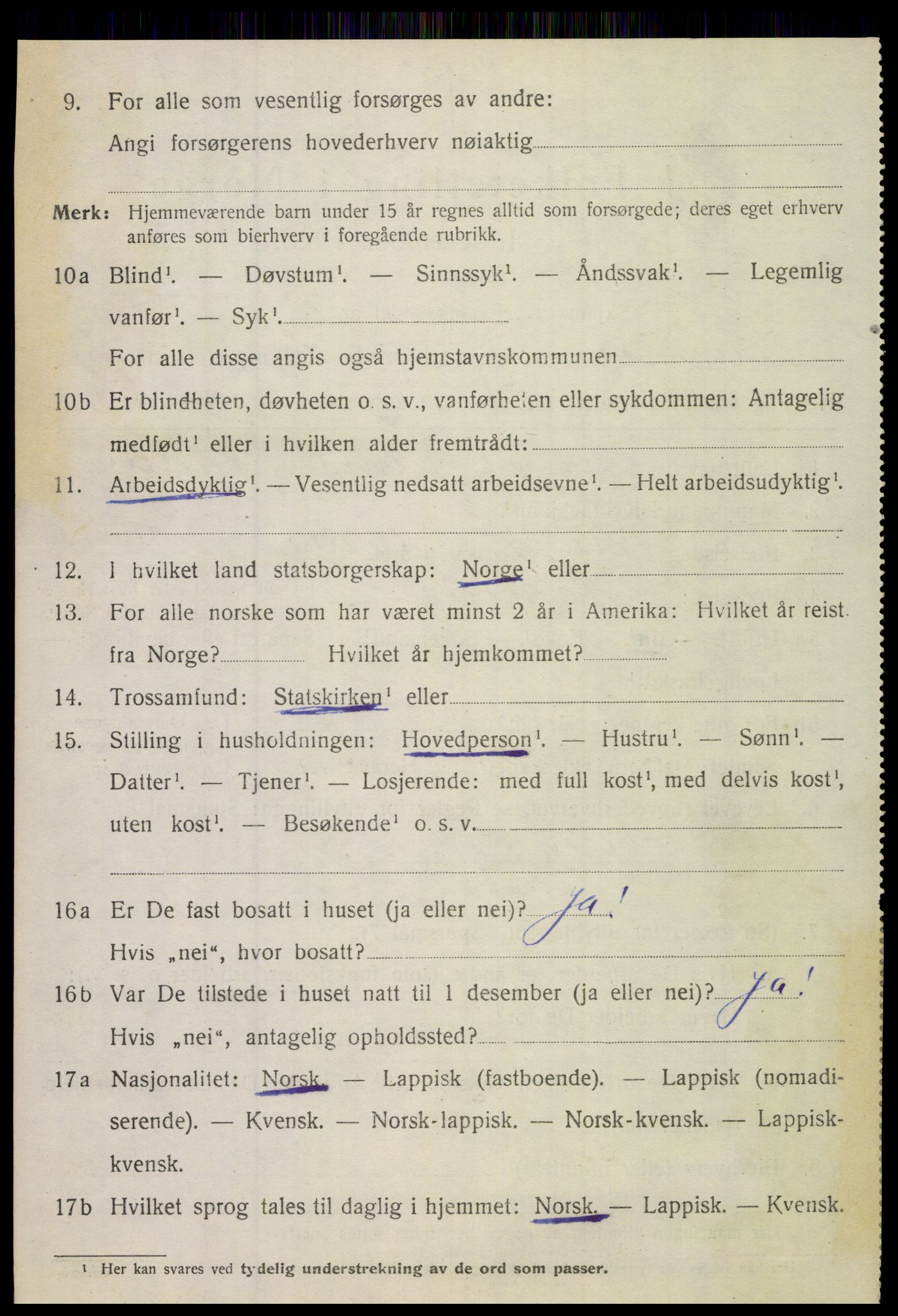 SAT, Folketelling 1920 for 1849 Hamarøy herred, 1920, s. 3677