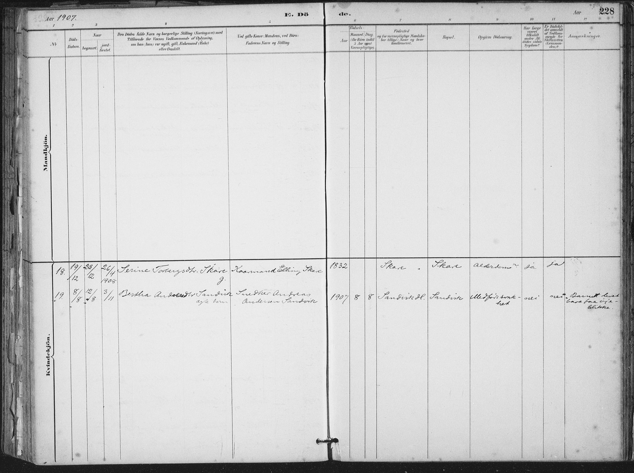 Ministerialprotokoller, klokkerbøker og fødselsregistre - Møre og Romsdal, AV/SAT-A-1454/503/L0037: Ministerialbok nr. 503A05, 1884-1900, s. 228