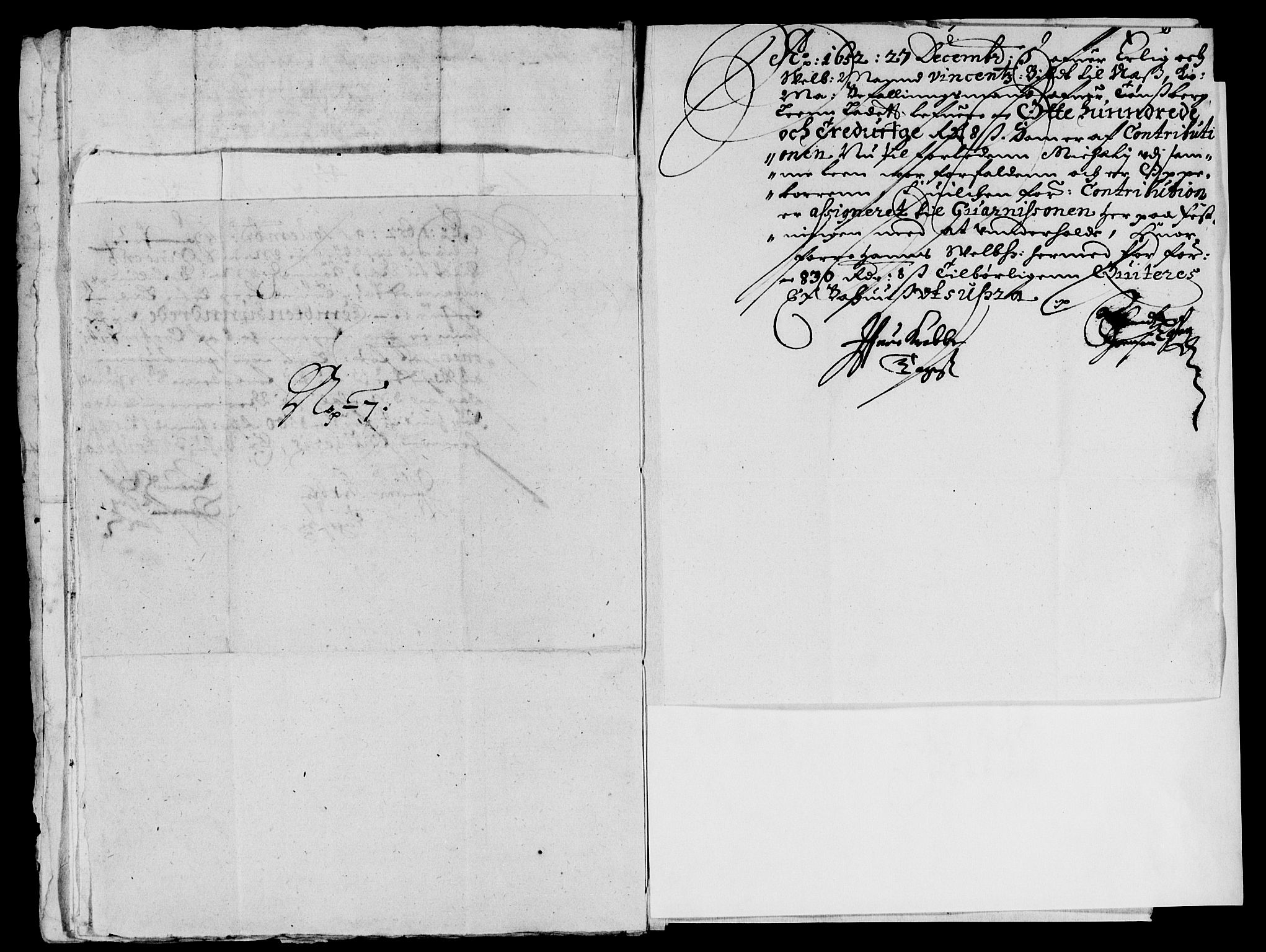 Rentekammeret inntil 1814, Reviderte regnskaper, Lensregnskaper, RA/EA-5023/R/Rb/Rbo/L0031: Tønsberg len, 1651-1654