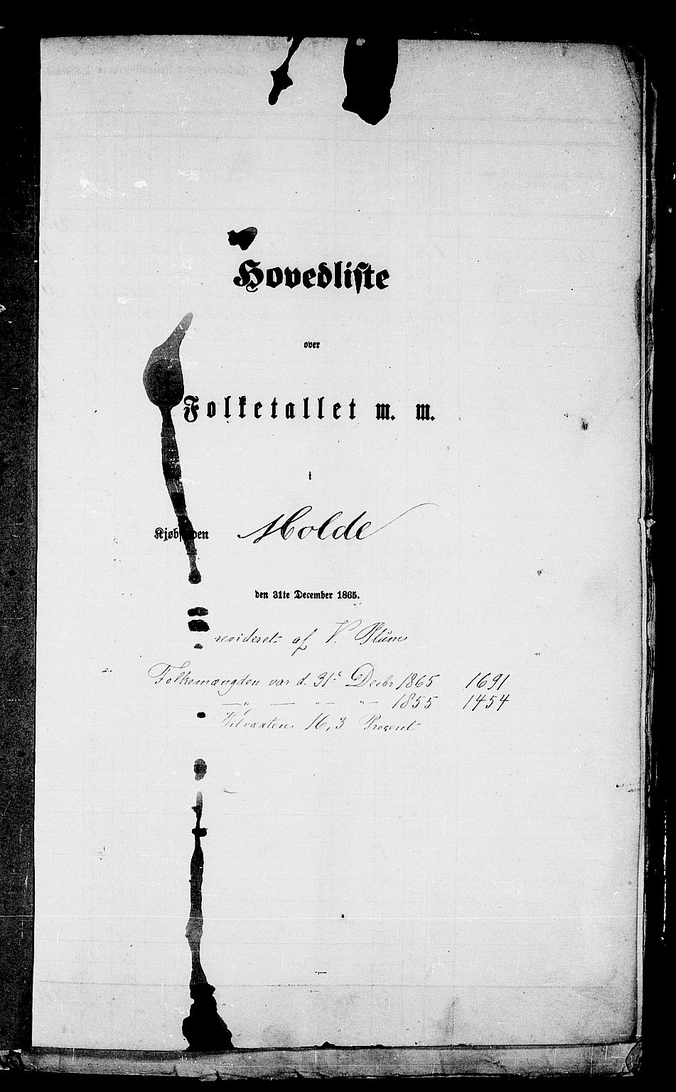 RA, Folketelling 1865 for 1502P Molde prestegjeld, 1865, s. 5