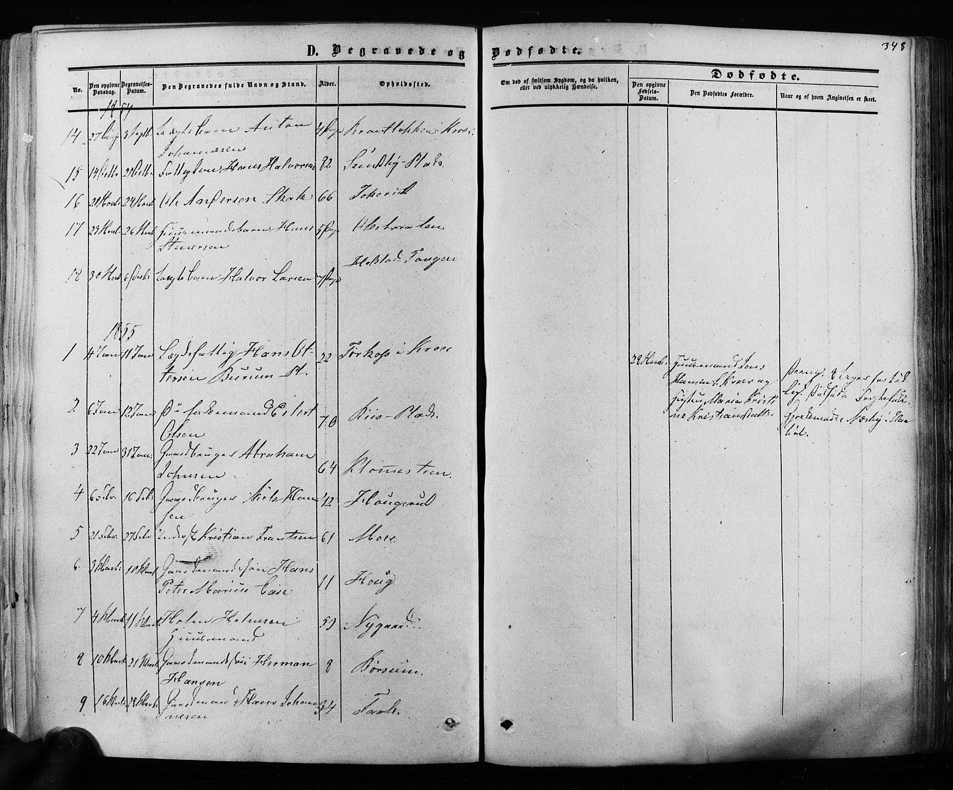 Ås prestekontor Kirkebøker, AV/SAO-A-10894/F/Fa/L0007: Ministerialbok nr. I 7, 1854-1870, s. 348