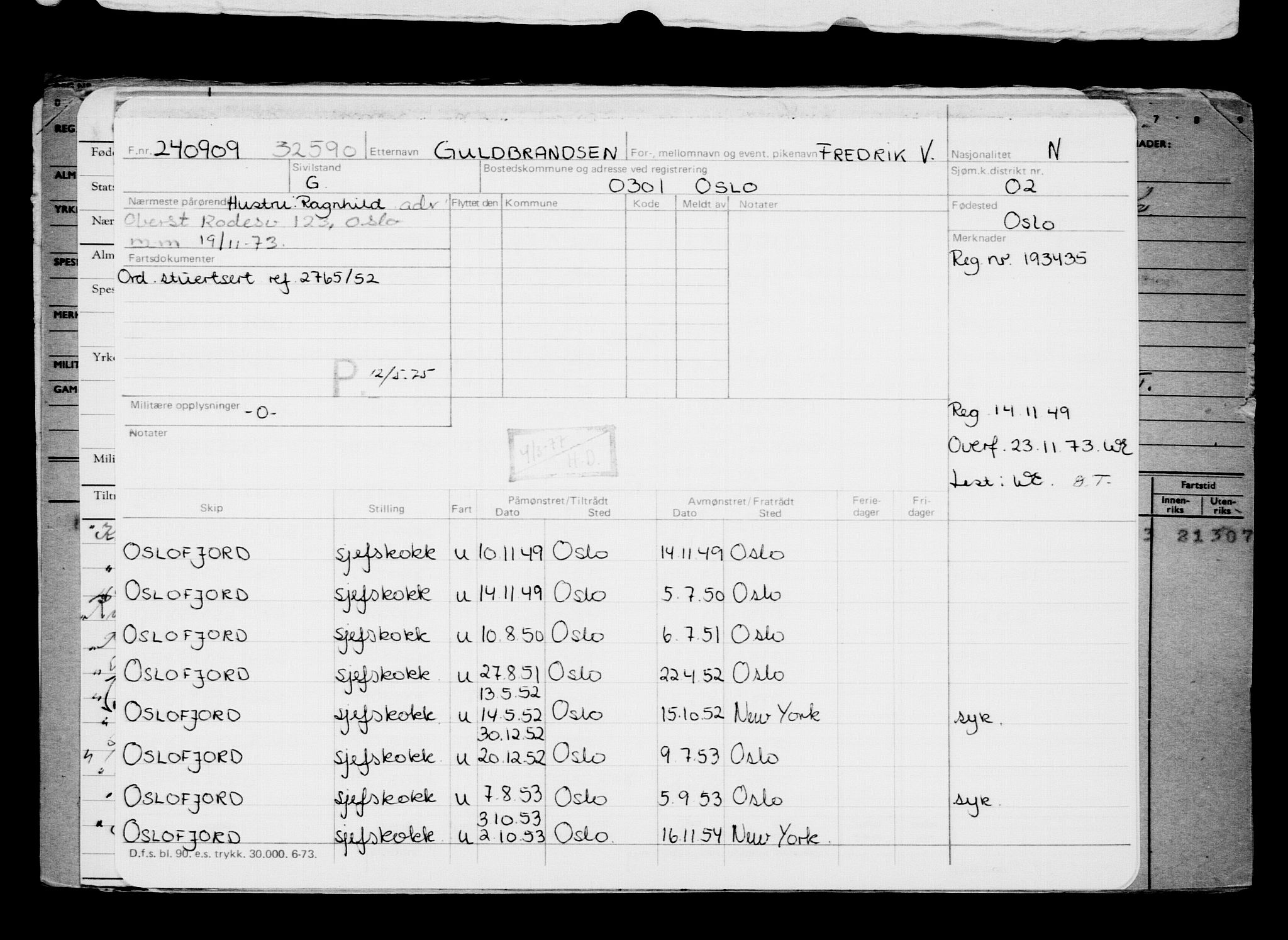 Direktoratet for sjømenn, AV/RA-S-3545/G/Gb/L0085: Hovedkort, 1909, s. 816