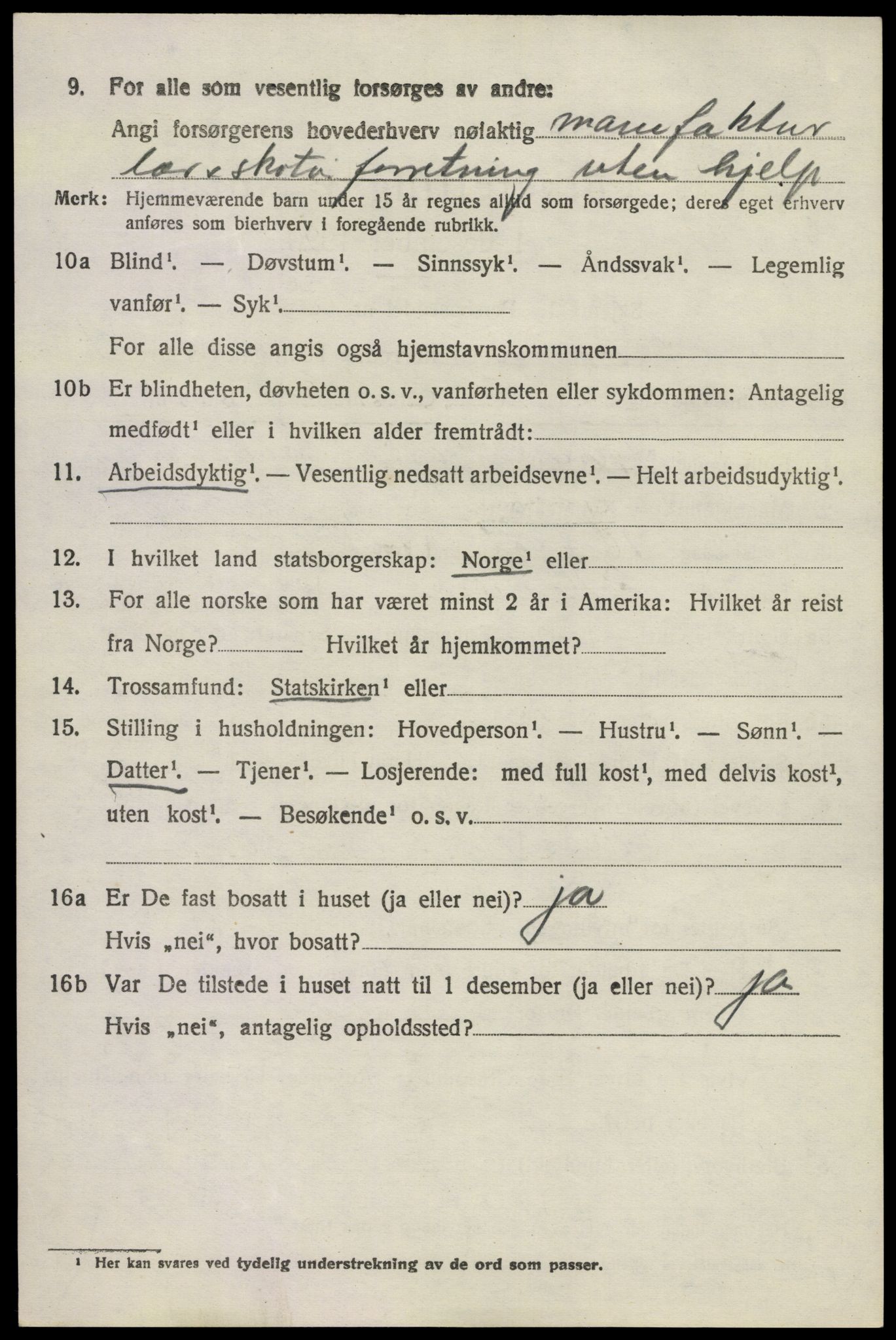 SAKO, Folketelling 1920 for 0727 Hedrum herred, 1920, s. 9284