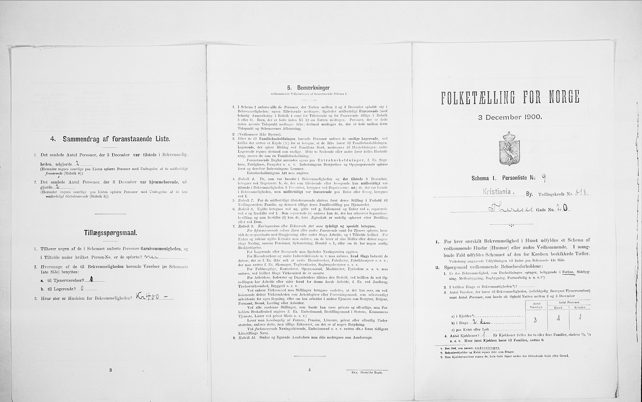 SAO, Folketelling 1900 for 0301 Kristiania kjøpstad, 1900, s. 96829