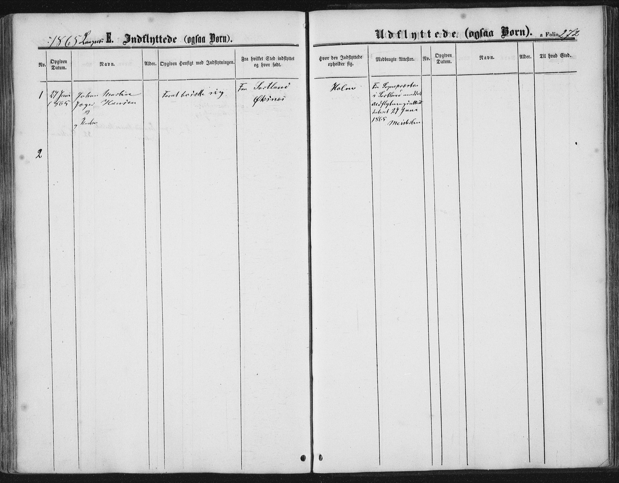 Ministerialprotokoller, klokkerbøker og fødselsregistre - Nordland, SAT/A-1459/893/L1333: Ministerialbok nr. 893A06, 1858-1866, s. 272