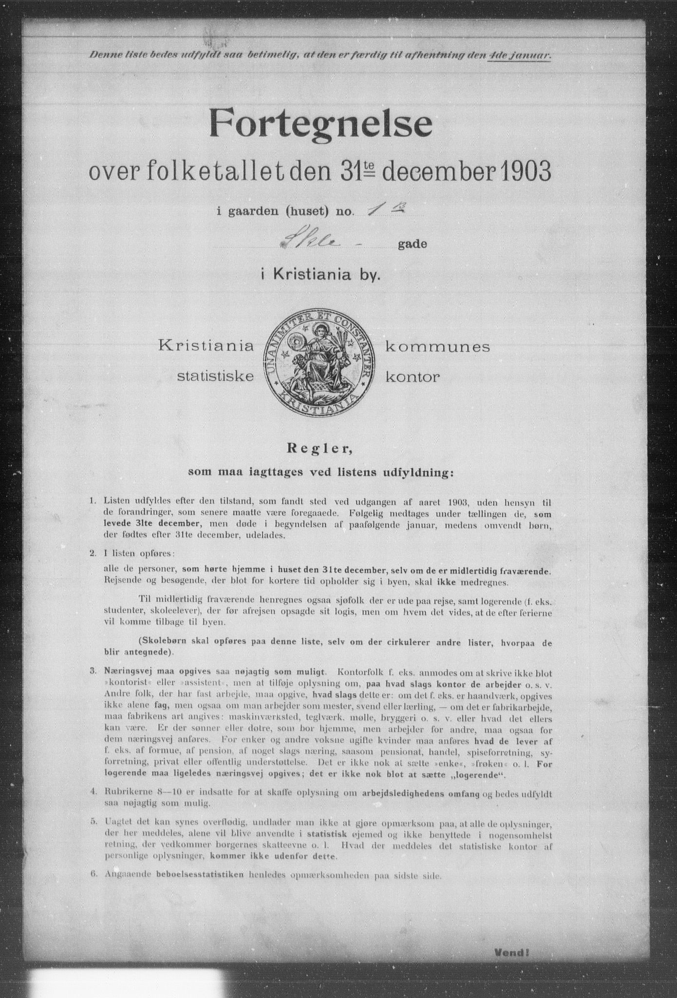 OBA, Kommunal folketelling 31.12.1903 for Kristiania kjøpstad, 1903, s. 18406