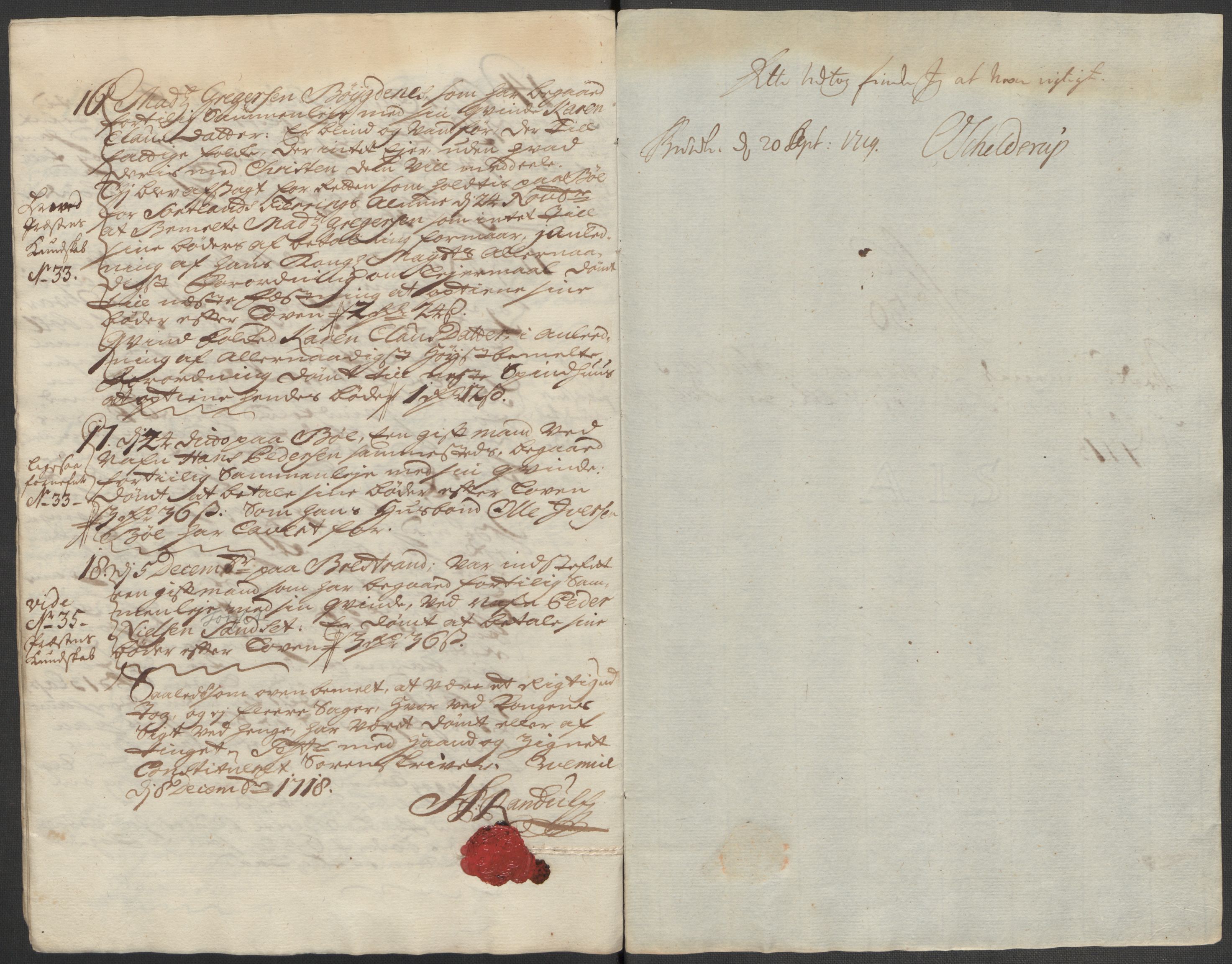 Rentekammeret inntil 1814, Reviderte regnskaper, Fogderegnskap, AV/RA-EA-4092/R67/L4684: Fogderegnskap Vesterålen, Andenes og Lofoten, 1718, s. 265