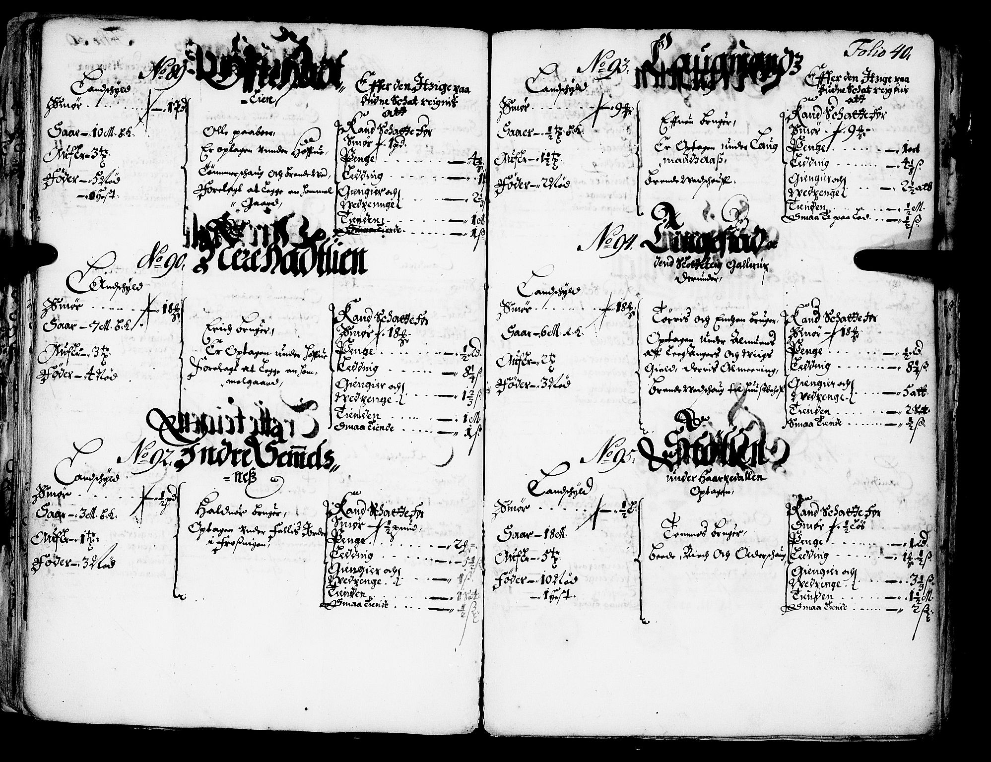 Rentekammeret inntil 1814, Realistisk ordnet avdeling, AV/RA-EA-4070/N/Nb/Nba/L0042: Ytre Sogn fogderi, 1667, s. 39b-40a