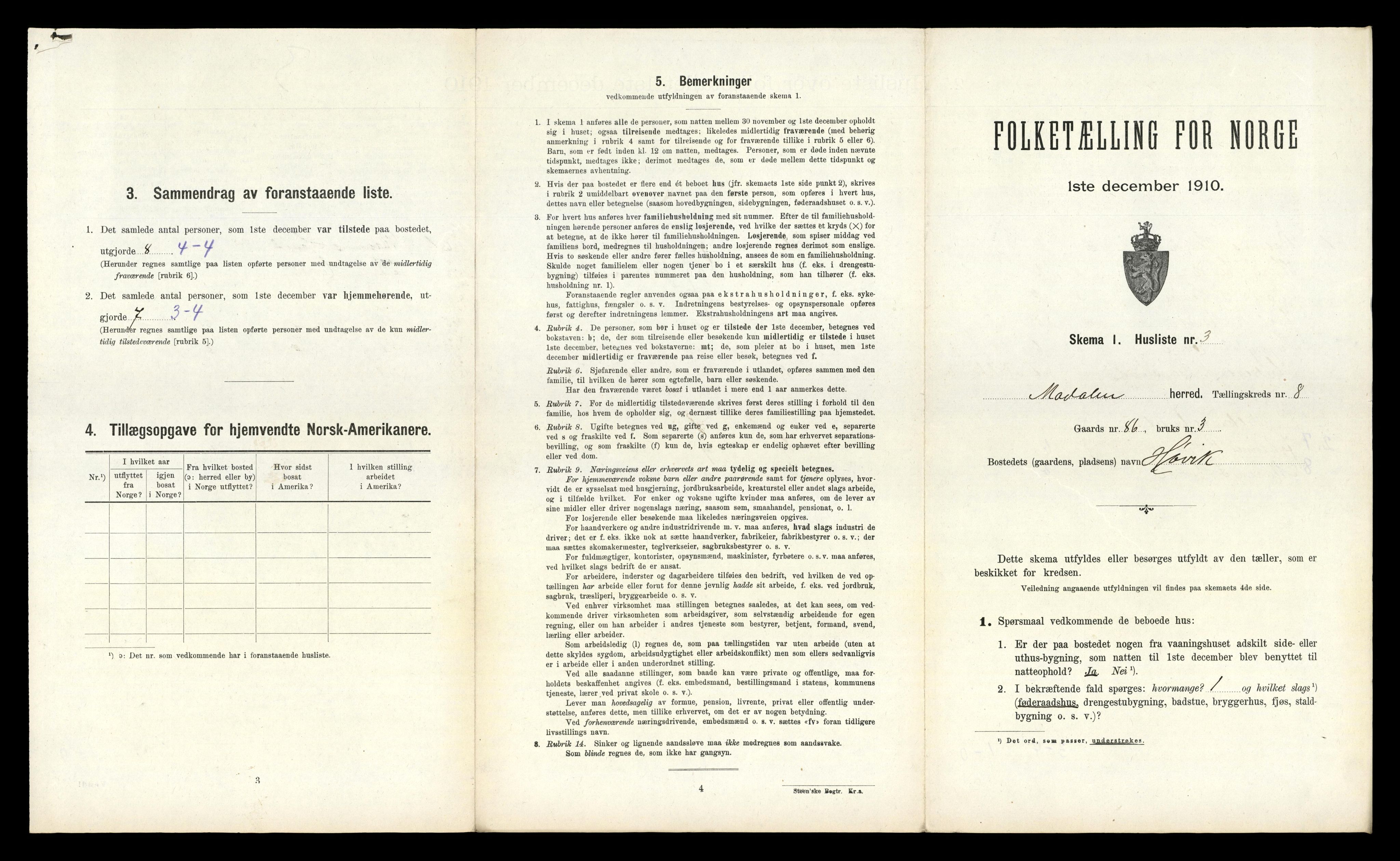 RA, Folketelling 1910 for 1252 Modalen herred, 1910, s. 211