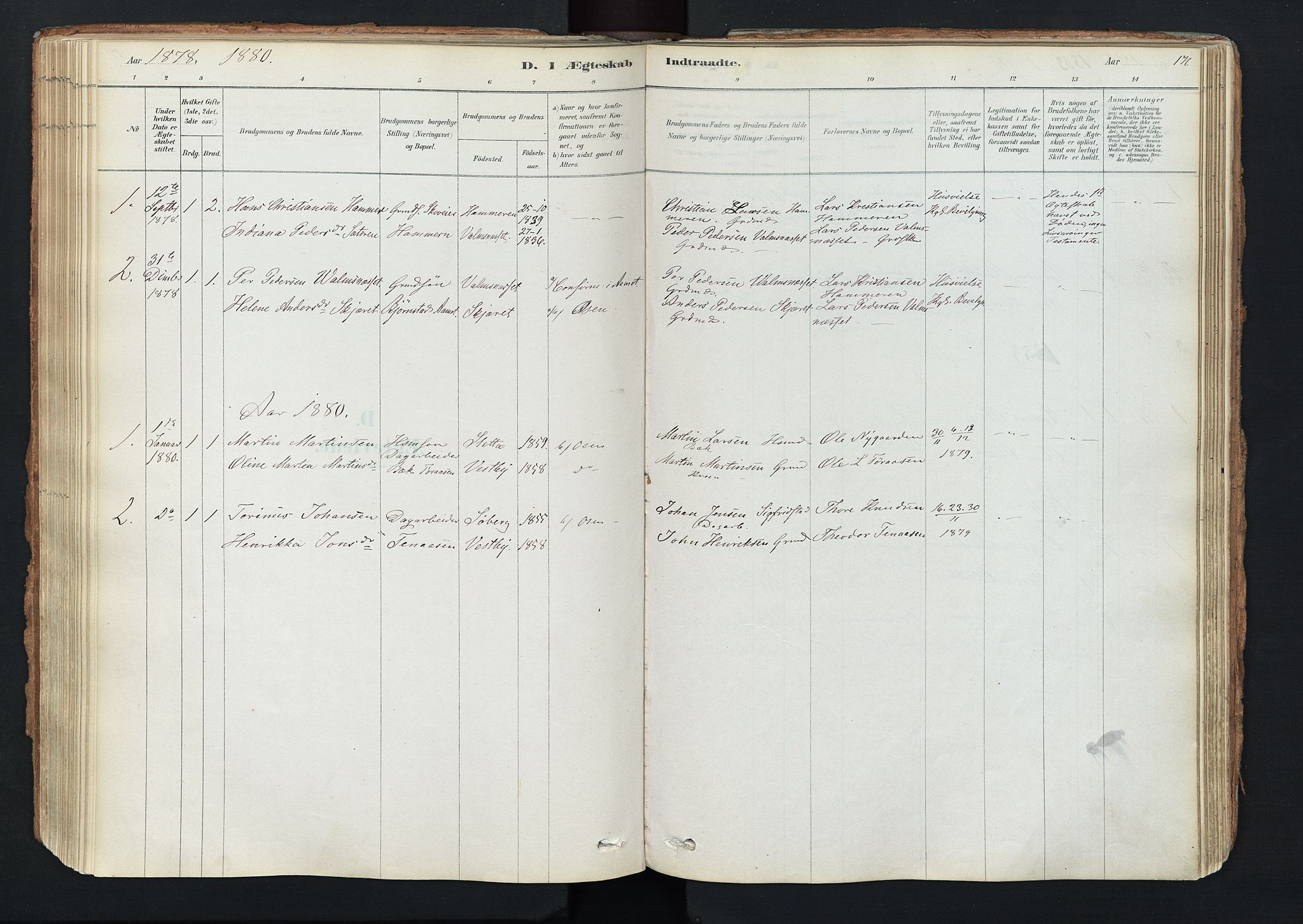 Trysil prestekontor, AV/SAH-PREST-046/H/Ha/Haa/L0011: Ministerialbok nr. 11, 1878-1912, s. 171