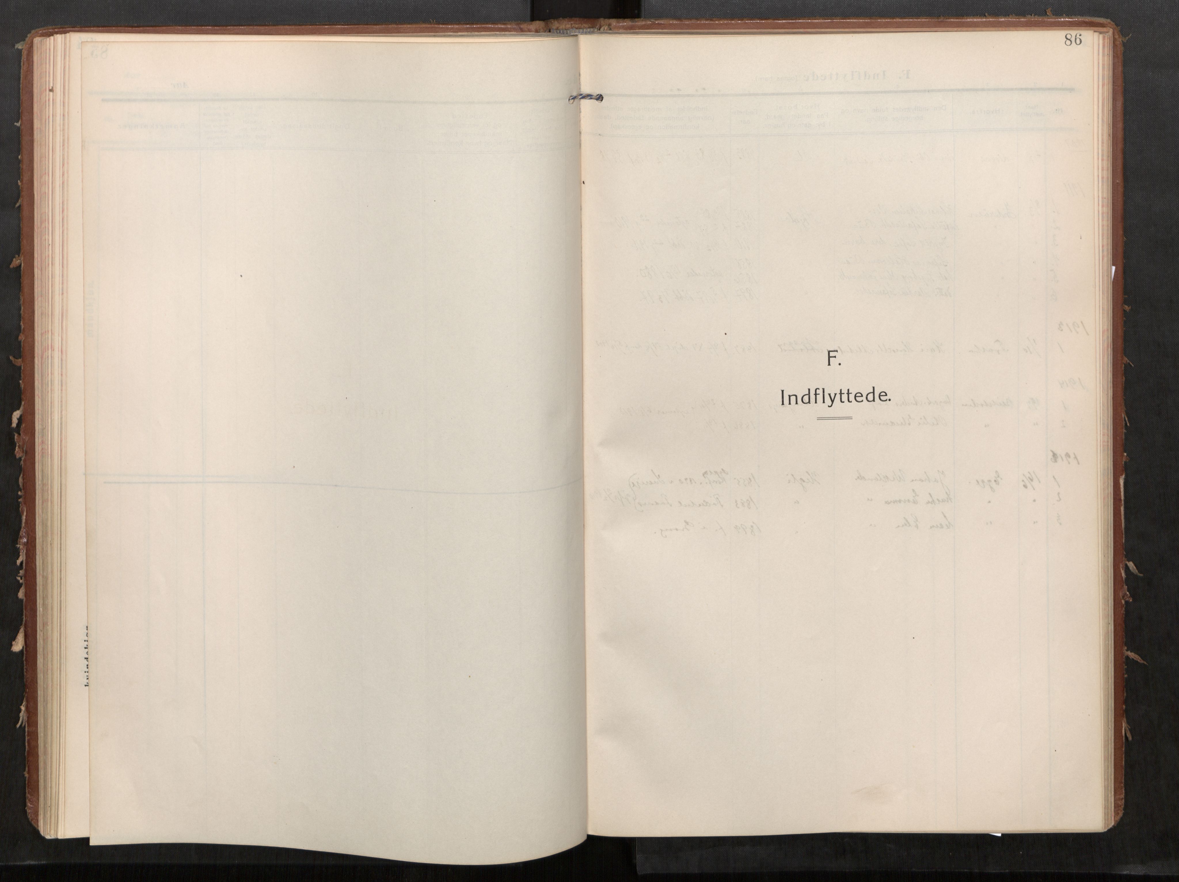 Stod sokneprestkontor, SAT/A-1164/1/I/I1/I1a/L0002: Ministerialbok nr. 2, 1909-1922, s. 86