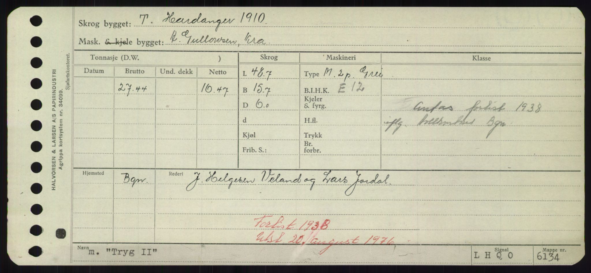 Sjøfartsdirektoratet med forløpere, Skipsmålingen, RA/S-1627/H/Hd/L0039: Fartøy, Ti-Tø, s. 717