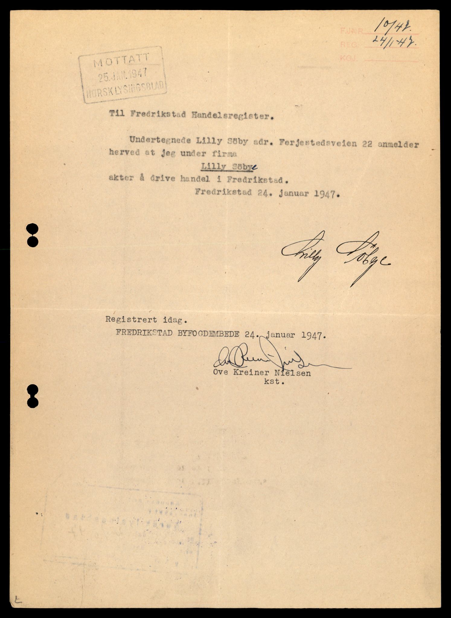 Fredrikstad tingrett, AV/SAT-A-10473/K/Kb/Kba/L0038: Enkeltmannsforetak, aksjeselskap og andelslag, Sø-Th, 1944-1990, s. 5
