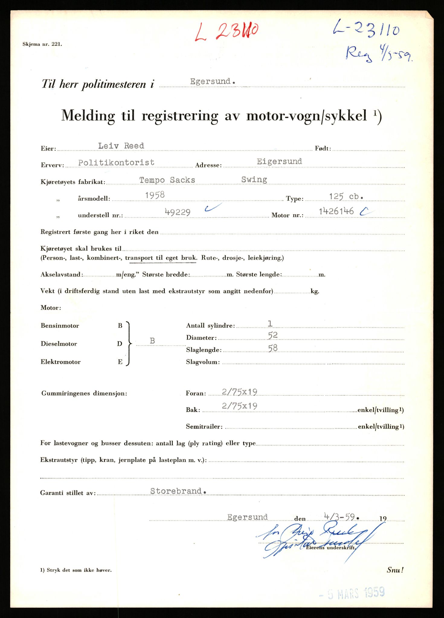 Stavanger trafikkstasjon, AV/SAST-A-101942/0/F/L0040: L-22800 - L-23999, 1930-1971, s. 805