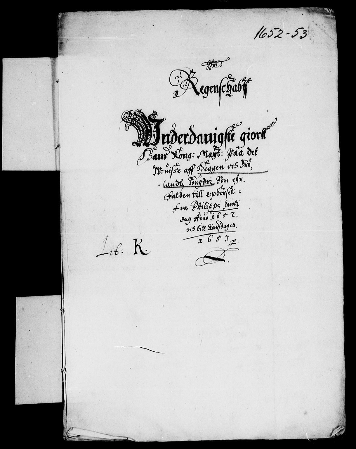 Rentekammeret inntil 1814, Reviderte regnskaper, Lensregnskaper, RA/EA-5023/R/Rb/Rba/L0210: Akershus len, 1652-1653