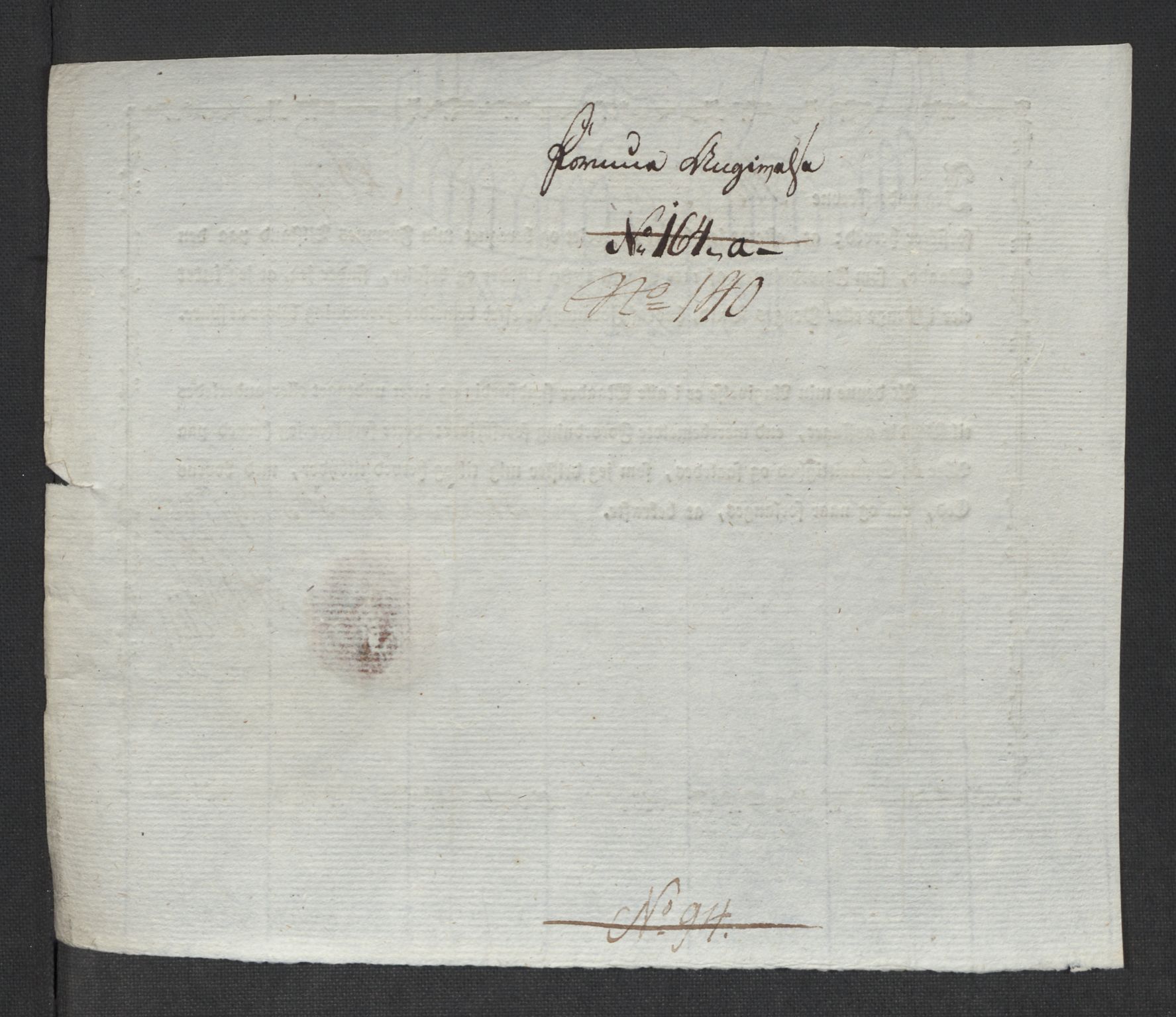 Rentekammeret inntil 1814, Reviderte regnskaper, Mindre regnskaper, RA/EA-4068/Rf/Rfe/L0006: Christiania, 1789, s. 353