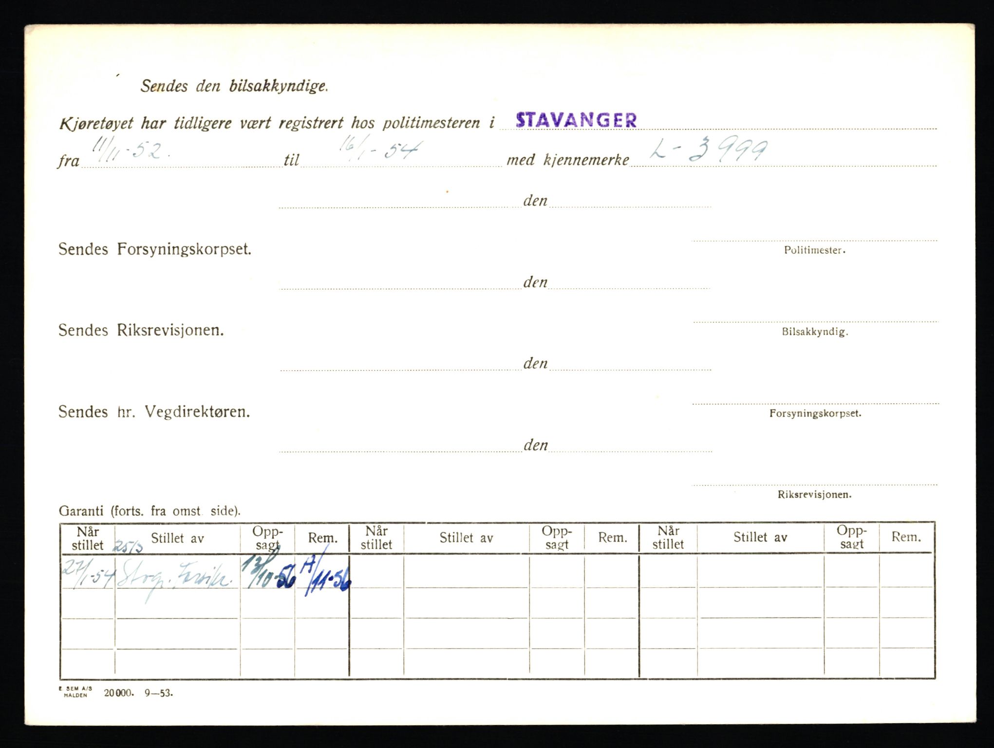 Stavanger trafikkstasjon, AV/SAST-A-101942/0/F/L0020: L-11000 - L-11499, 1930-1971, s. 1140