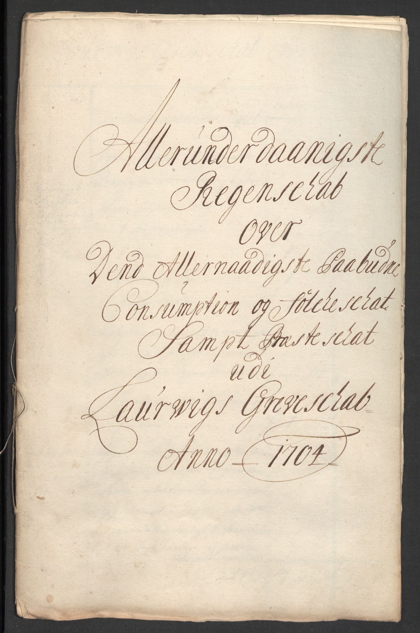 Rentekammeret inntil 1814, Reviderte regnskaper, Fogderegnskap, AV/RA-EA-4092/R33/L1978: Fogderegnskap Larvik grevskap, 1704-1705, s. 149