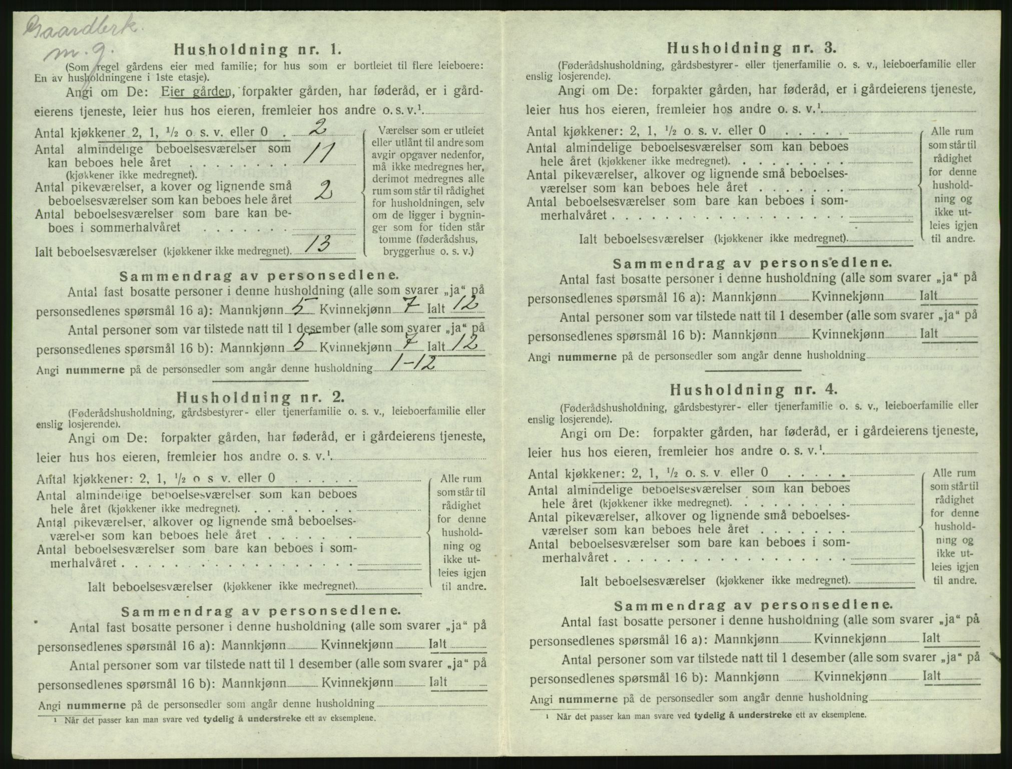 SAT, Folketelling 1920 for 1560 Tingvoll herred, 1920, s. 281