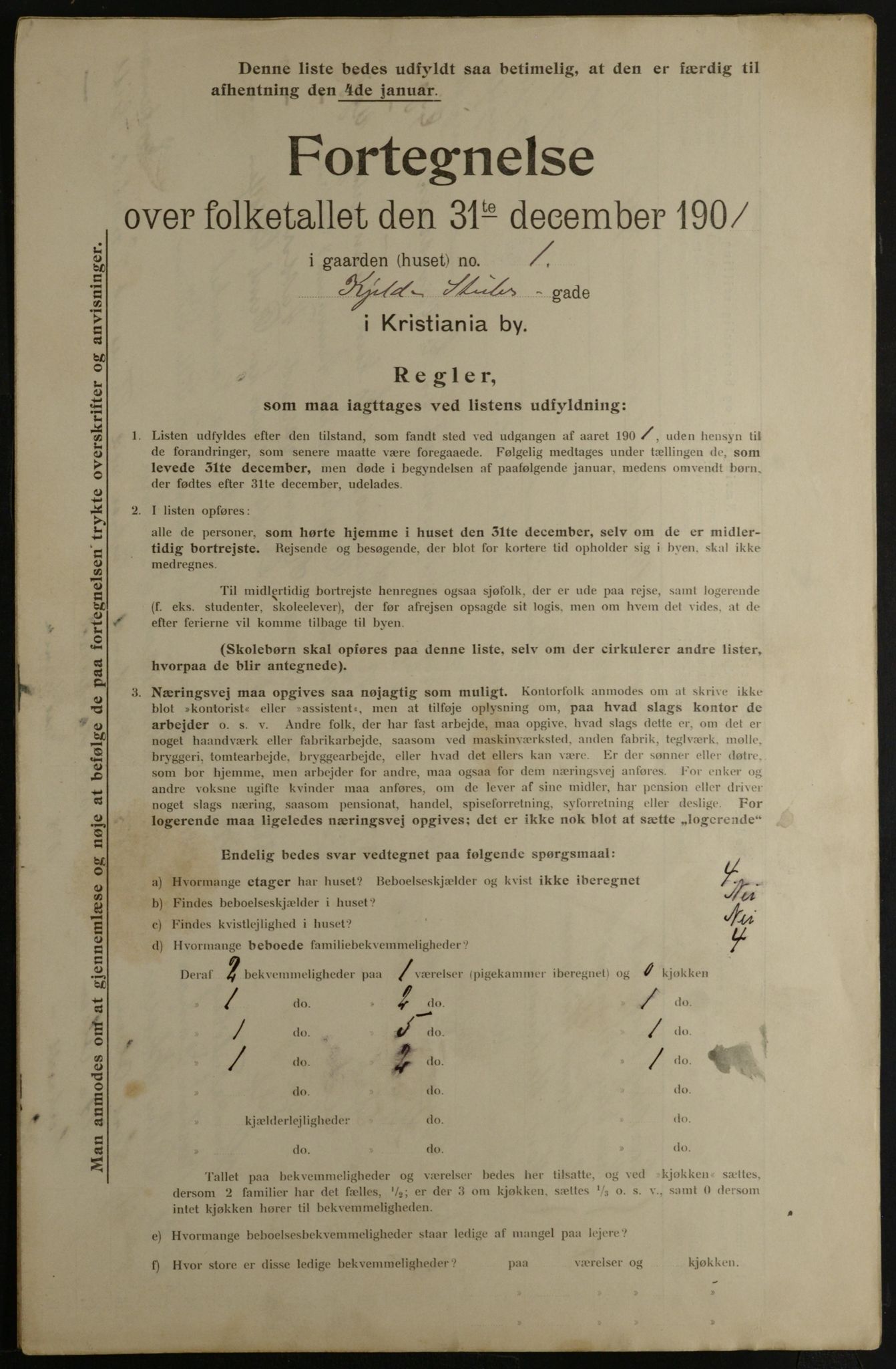 OBA, Kommunal folketelling 31.12.1901 for Kristiania kjøpstad, 1901, s. 7993