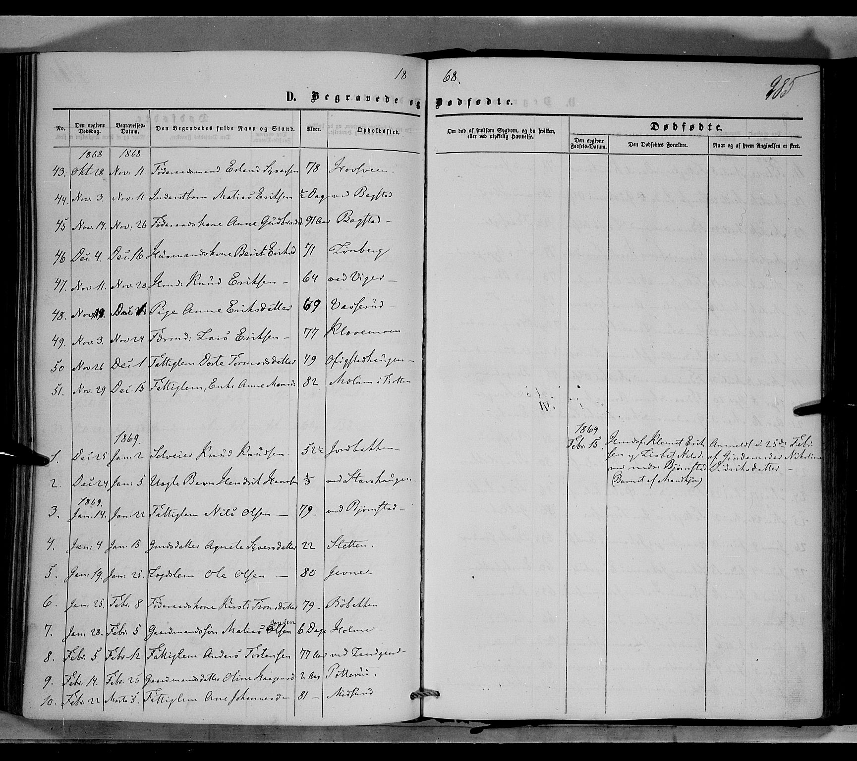 Øyer prestekontor, AV/SAH-PREST-084/H/Ha/Haa/L0006: Ministerialbok nr. 6, 1858-1874, s. 285