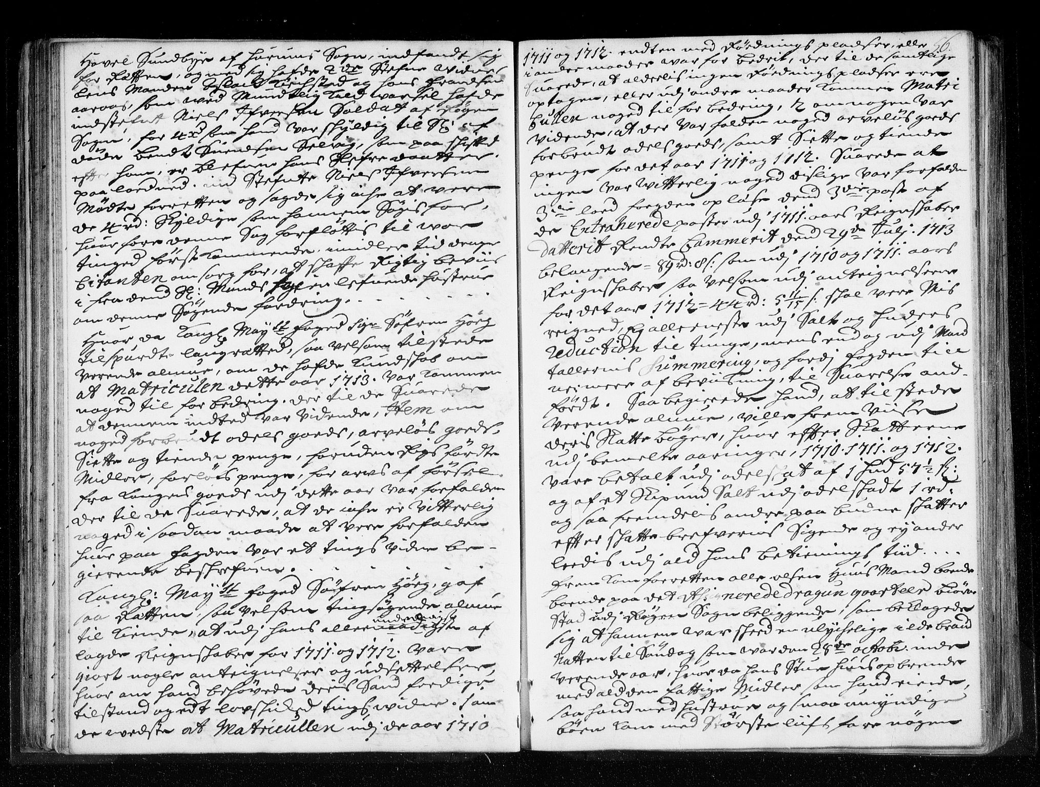 Lier, Røyken og Hurum sorenskriveri, AV/SAKO-A-89/F/Fa/L0043: Tingbok, 1712-1716, s. 56
