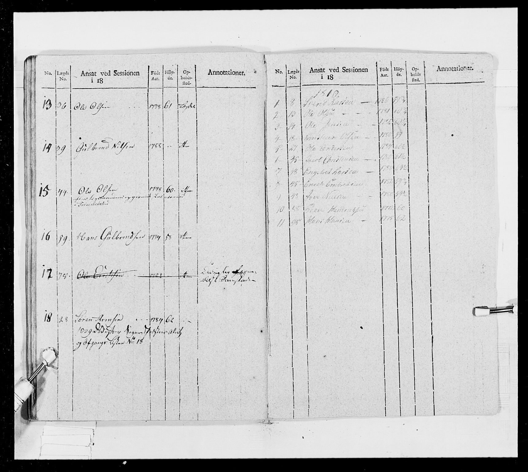 Generalitets- og kommissariatskollegiet, Det kongelige norske kommissariatskollegium, AV/RA-EA-5420/E/Eh/L0024: Norske jegerkorps, 1810-1812, s. 108