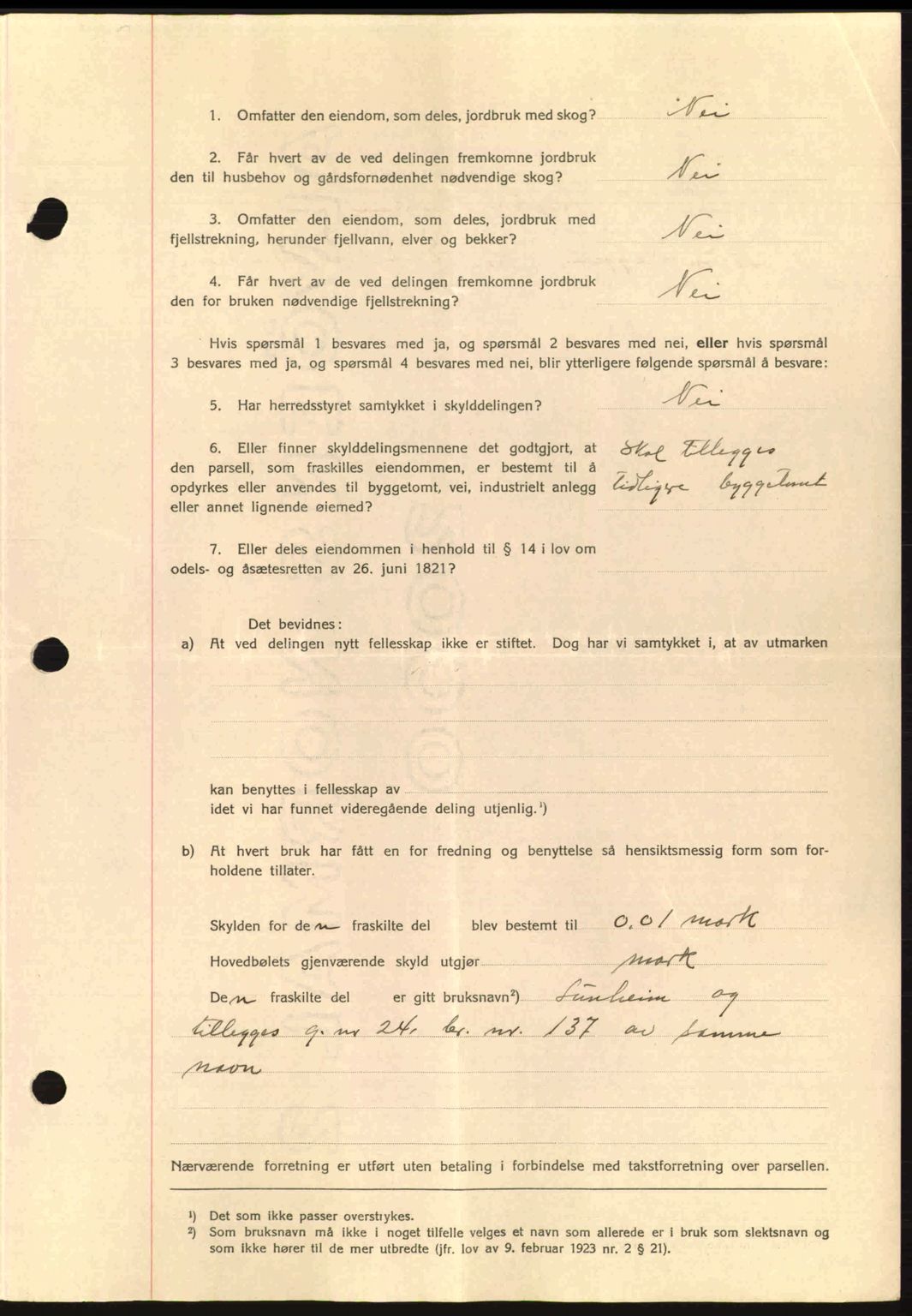Romsdal sorenskriveri, AV/SAT-A-4149/1/2/2C: Pantebok nr. A7, 1939-1939, Dagboknr: 1900/1939