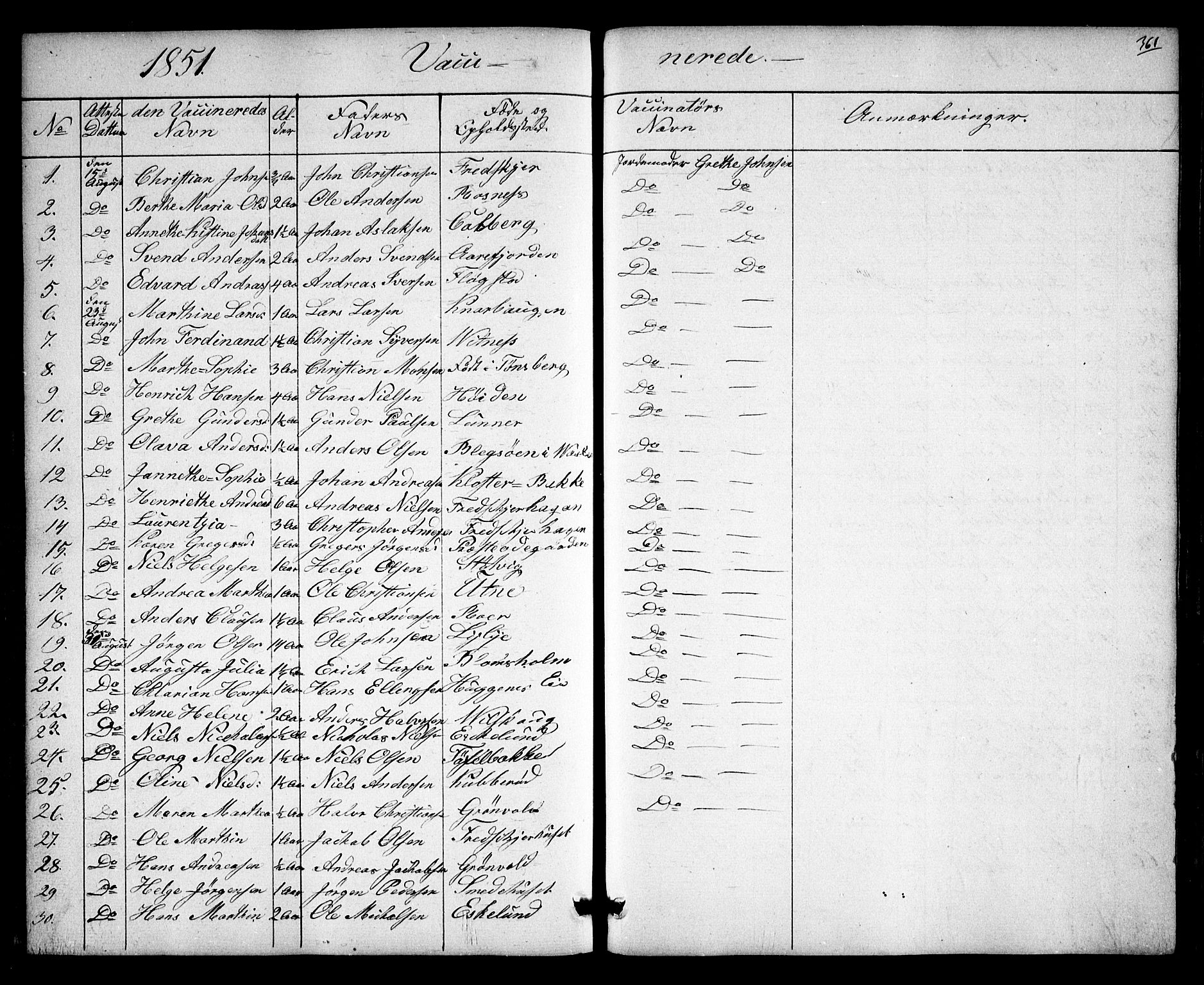 Rygge prestekontor Kirkebøker, AV/SAO-A-10084b/F/Fa/L0004: Ministerialbok nr. 4, 1836-1851, s. 361