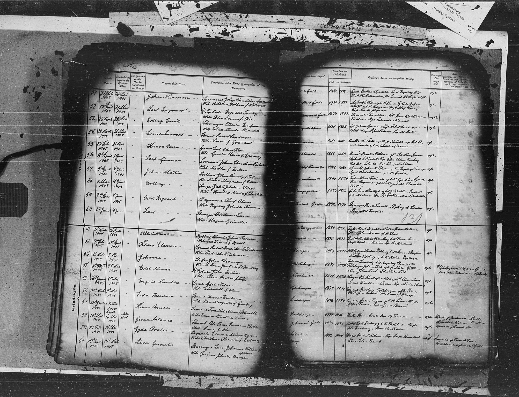 Ministerialprotokoller, klokkerbøker og fødselsregistre - Møre og Romsdal, AV/SAT-A-1454/572/L0855: Ministerialbok nr. 572A18, 1898-1913, s. 131